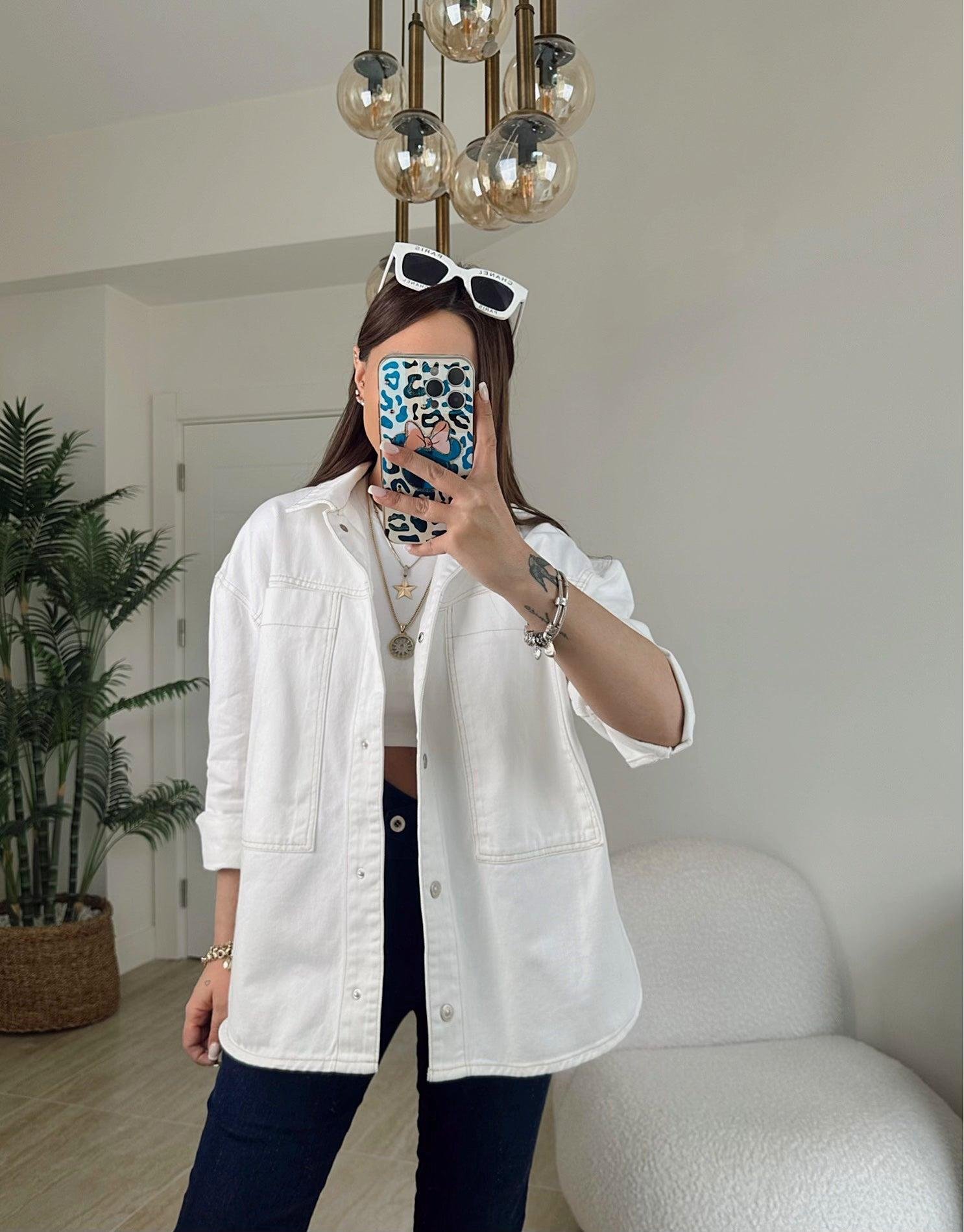 Dilvin Oversize Denim Ceket