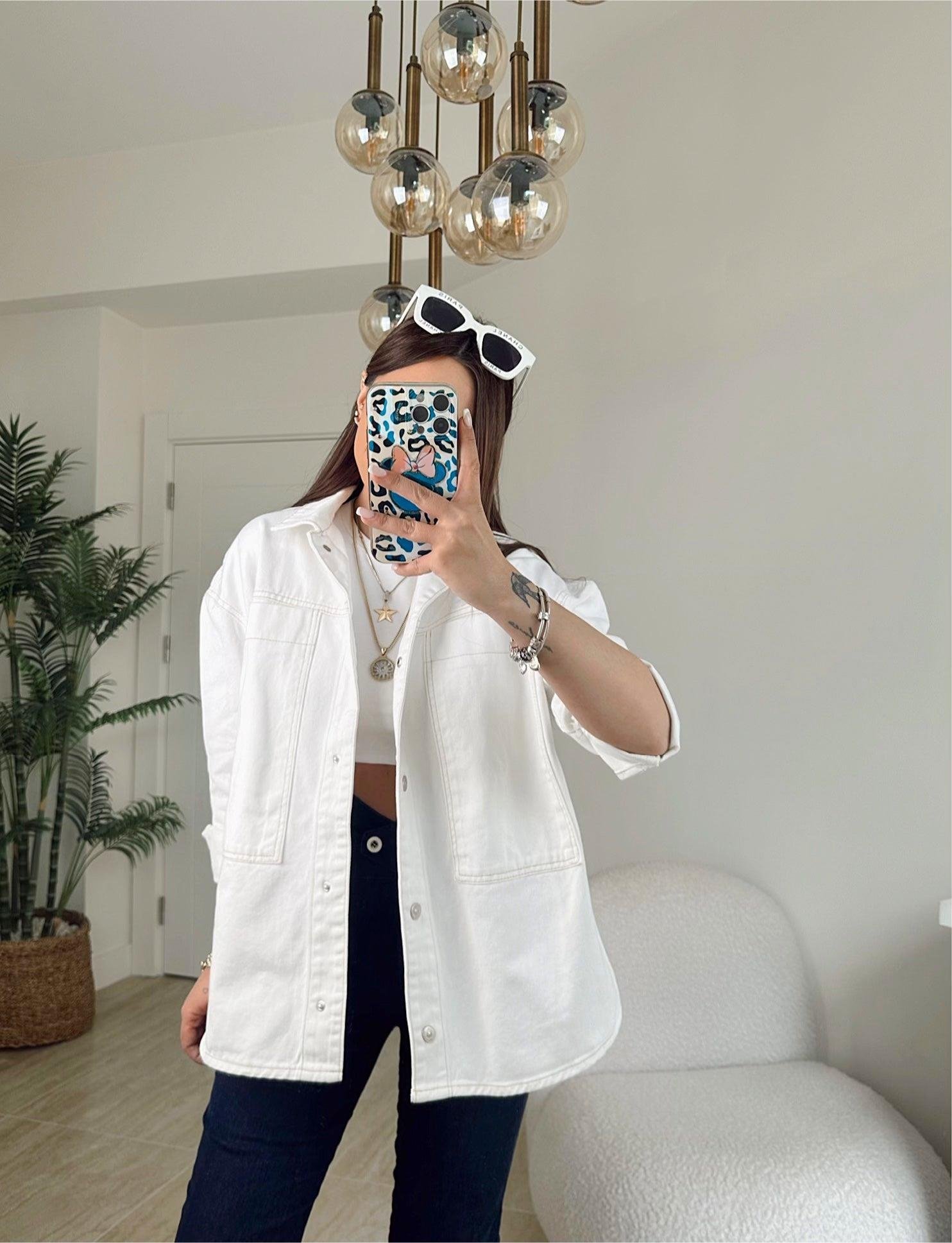 Dilvin Oversize Denim Ceket