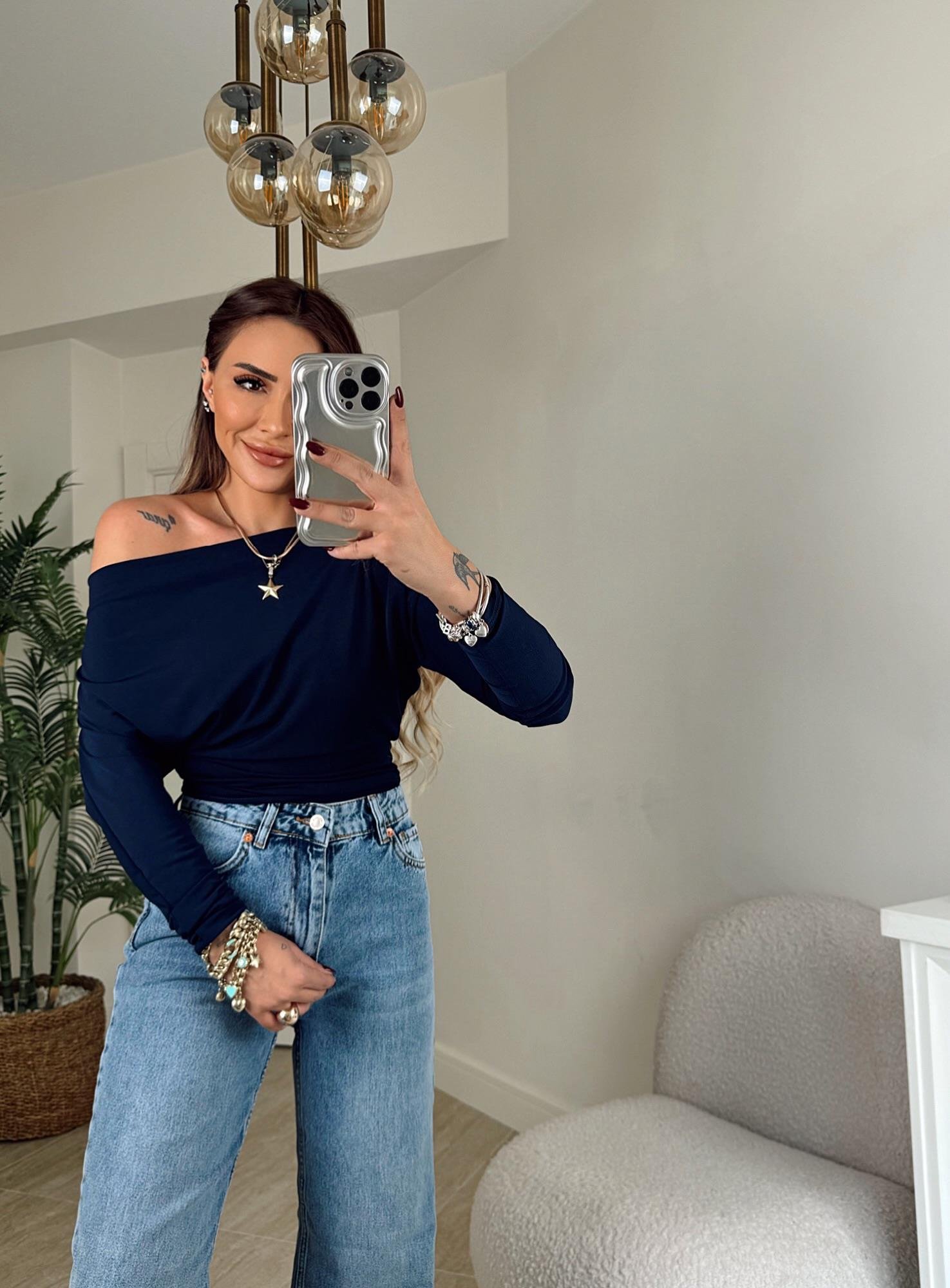 Düşük Omuz Yarasa Model Sandy Laci Badi