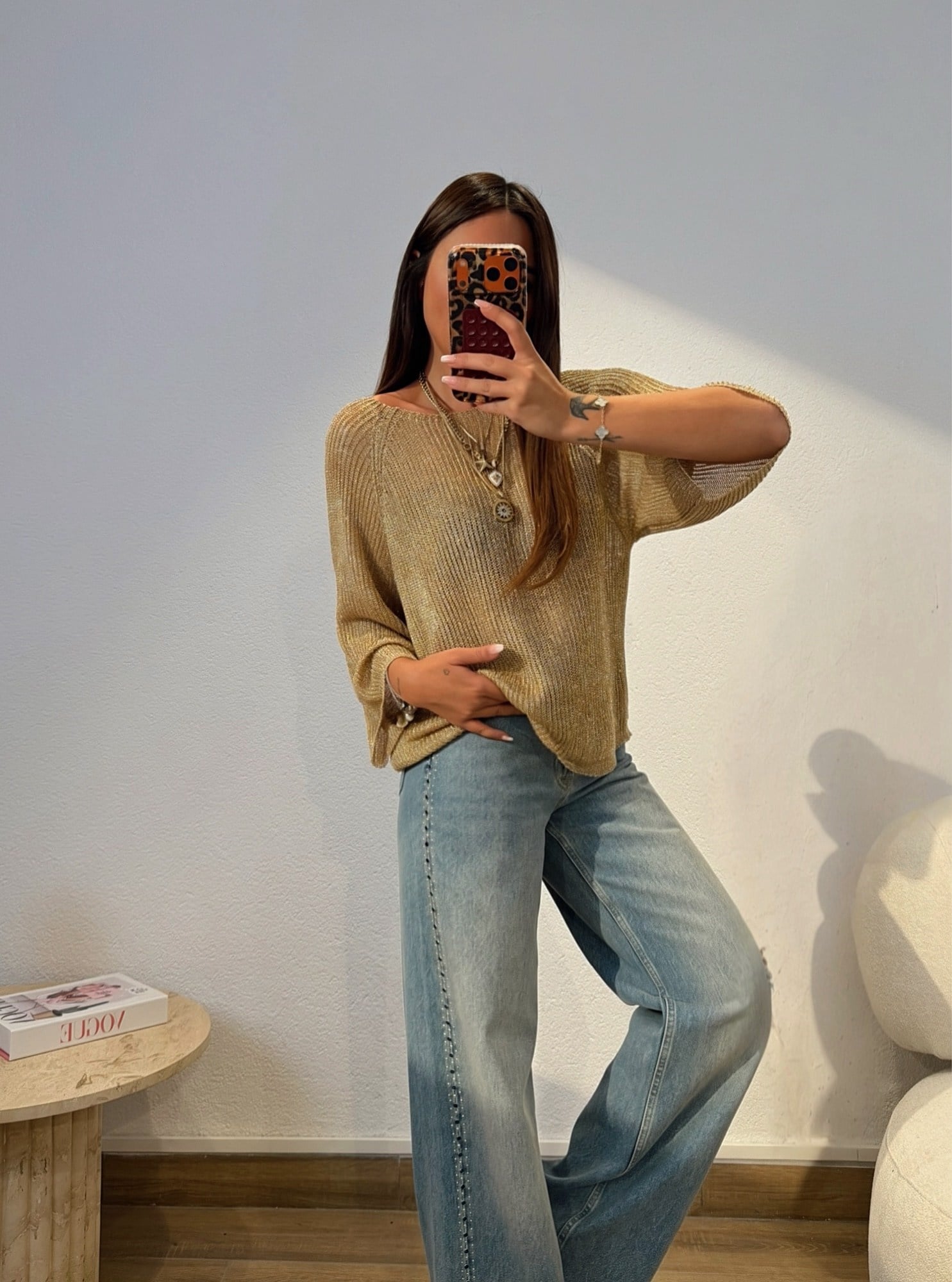Gold Transparan Triko