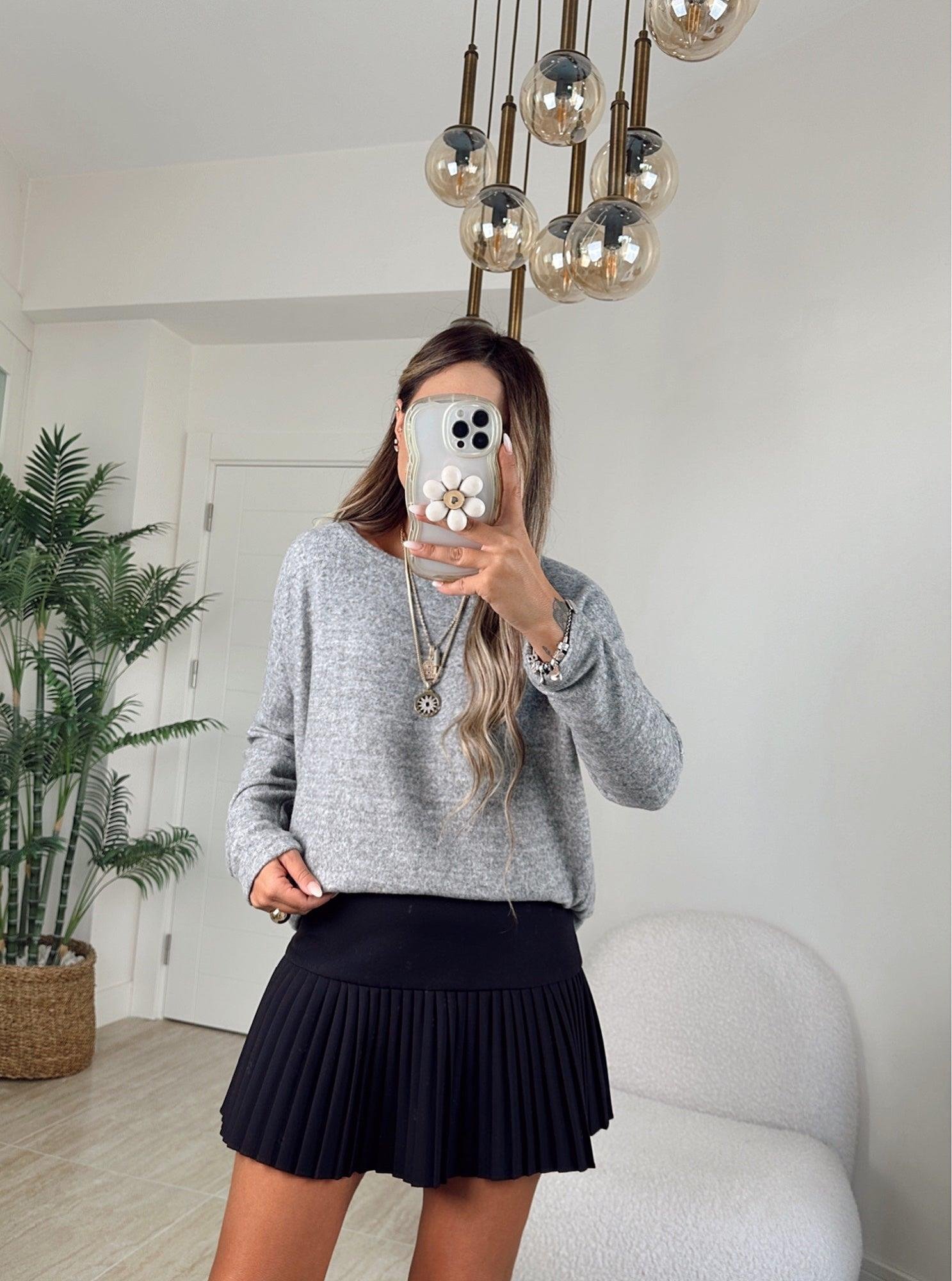 Gri Yumoş Triko