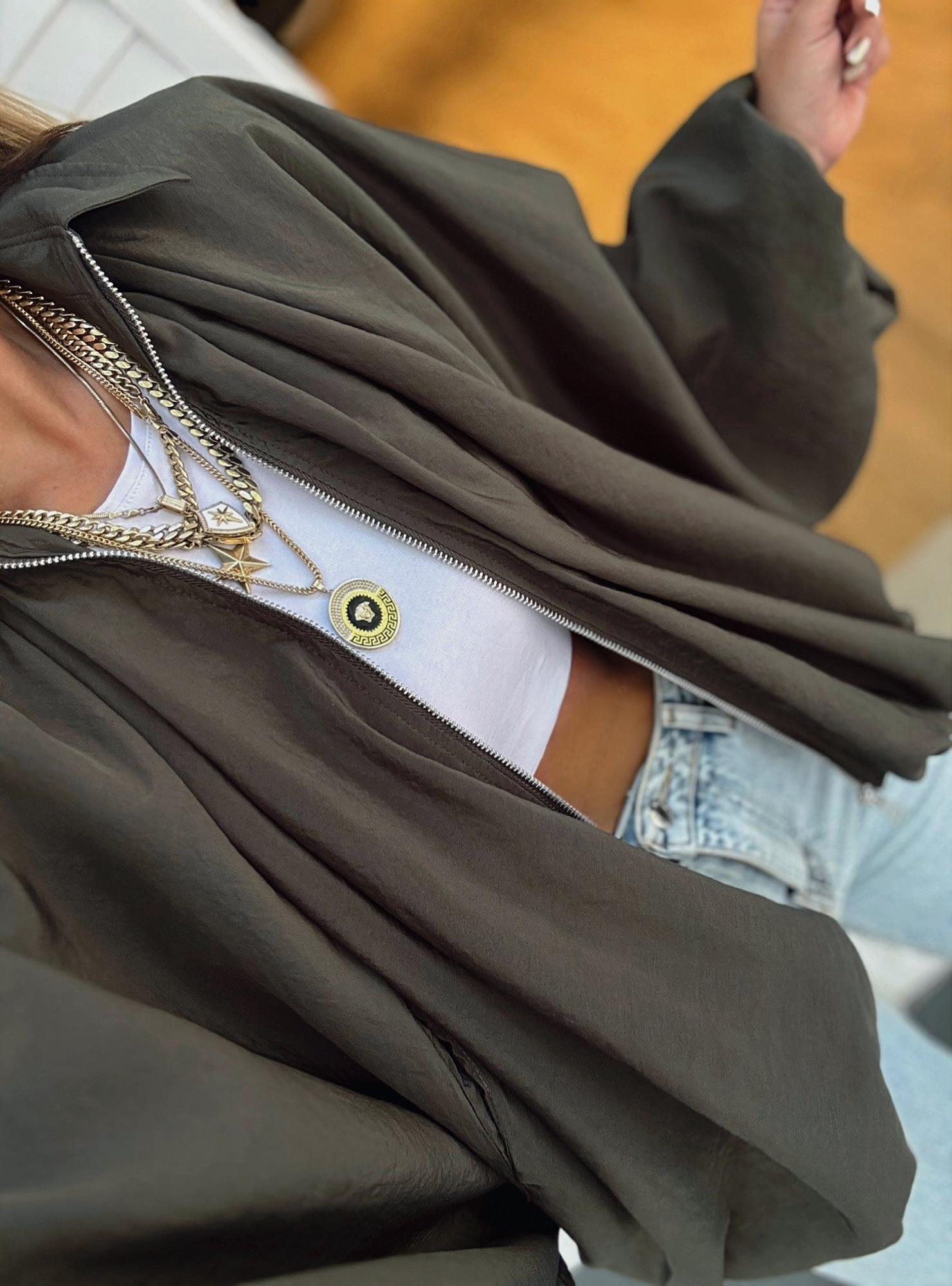 Haki Bomber Ceket