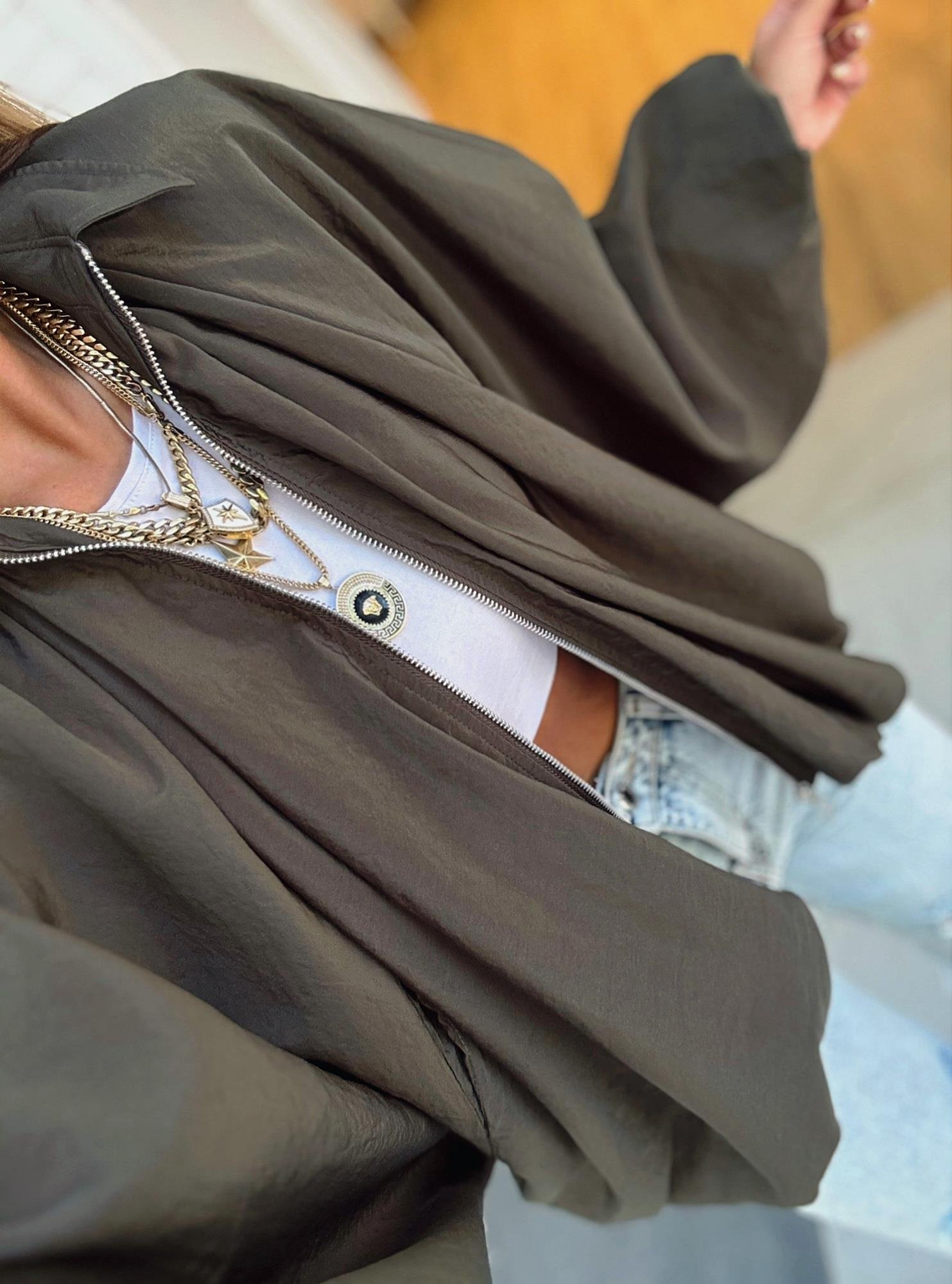 Haki Bomber Ceket