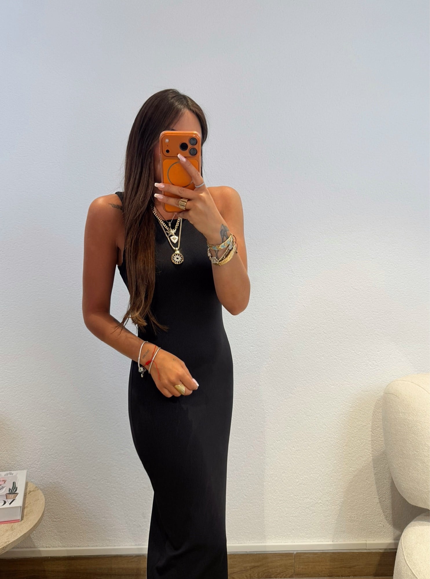 Halter Yaka Basic Elbise