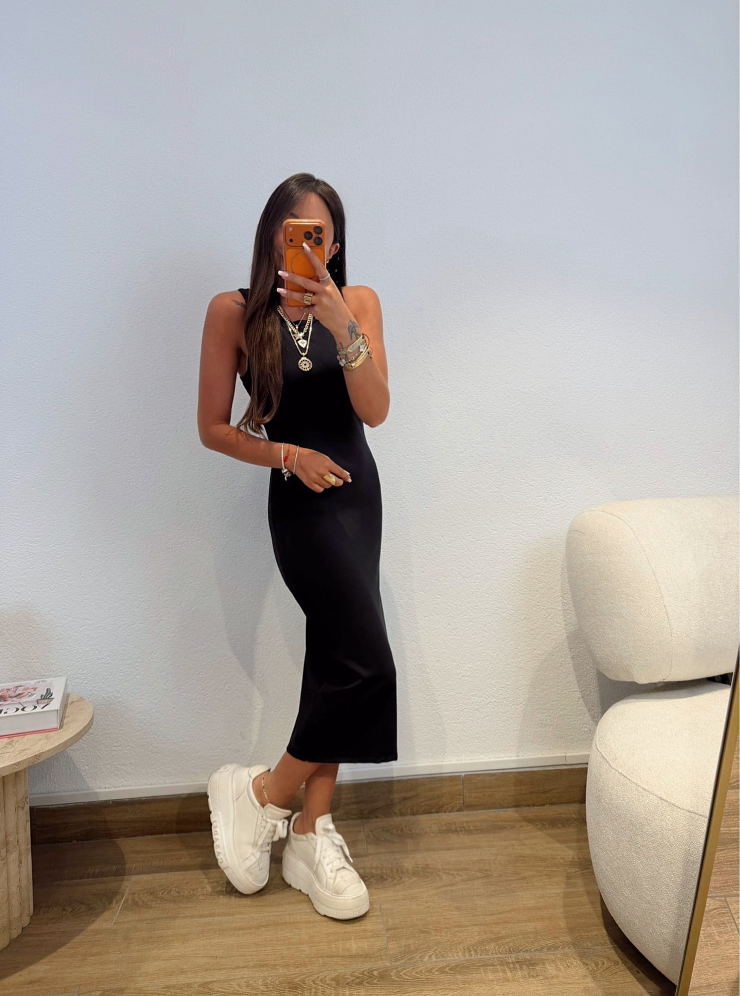 Halter Yaka Basic Elbise