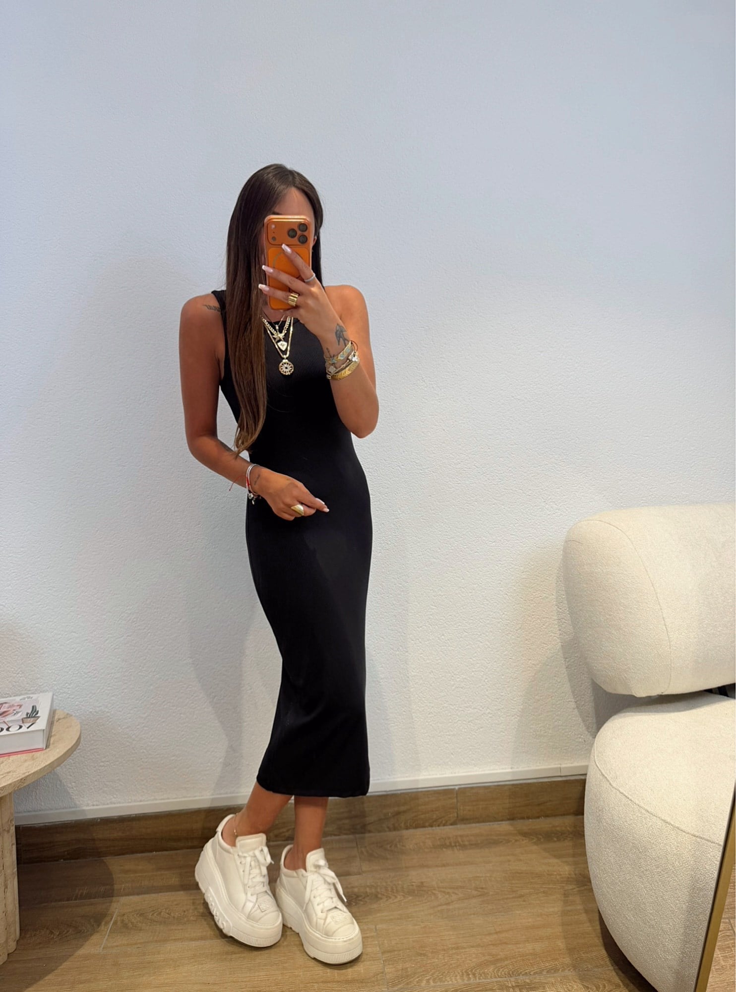 Halter Yaka Basic Elbise