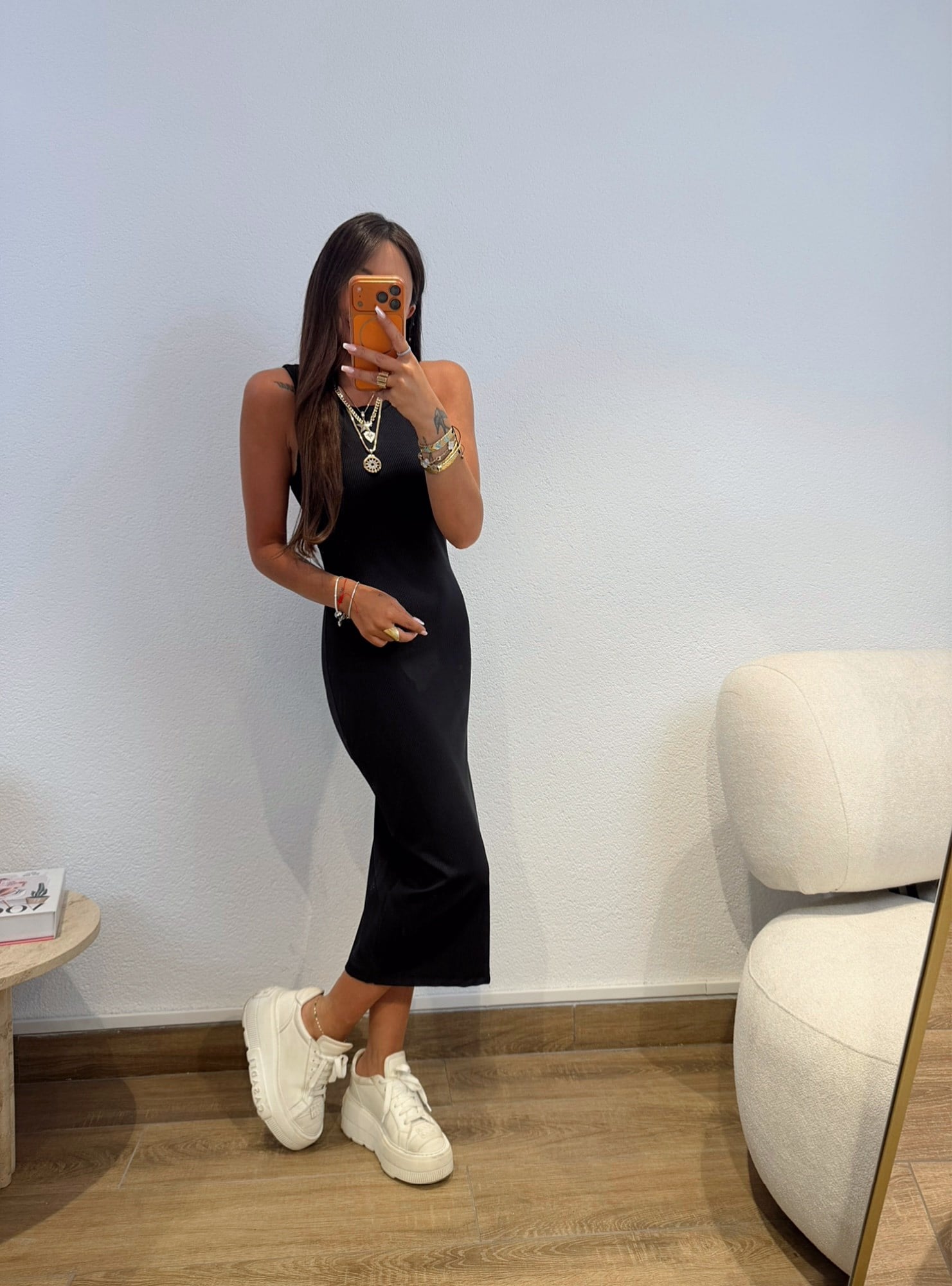 Halter Yaka Basic Elbise