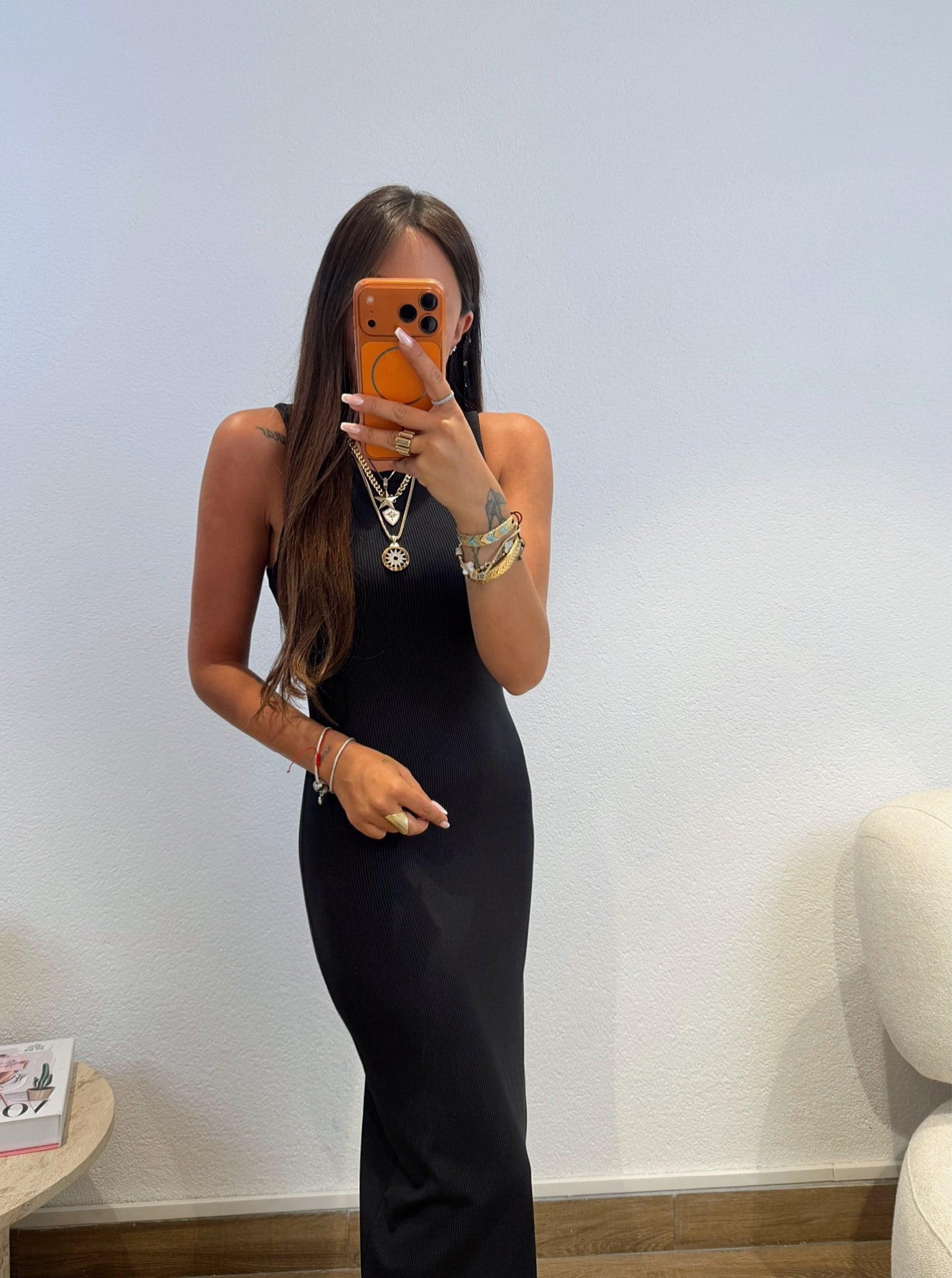 Halter Yaka Basic Elbise