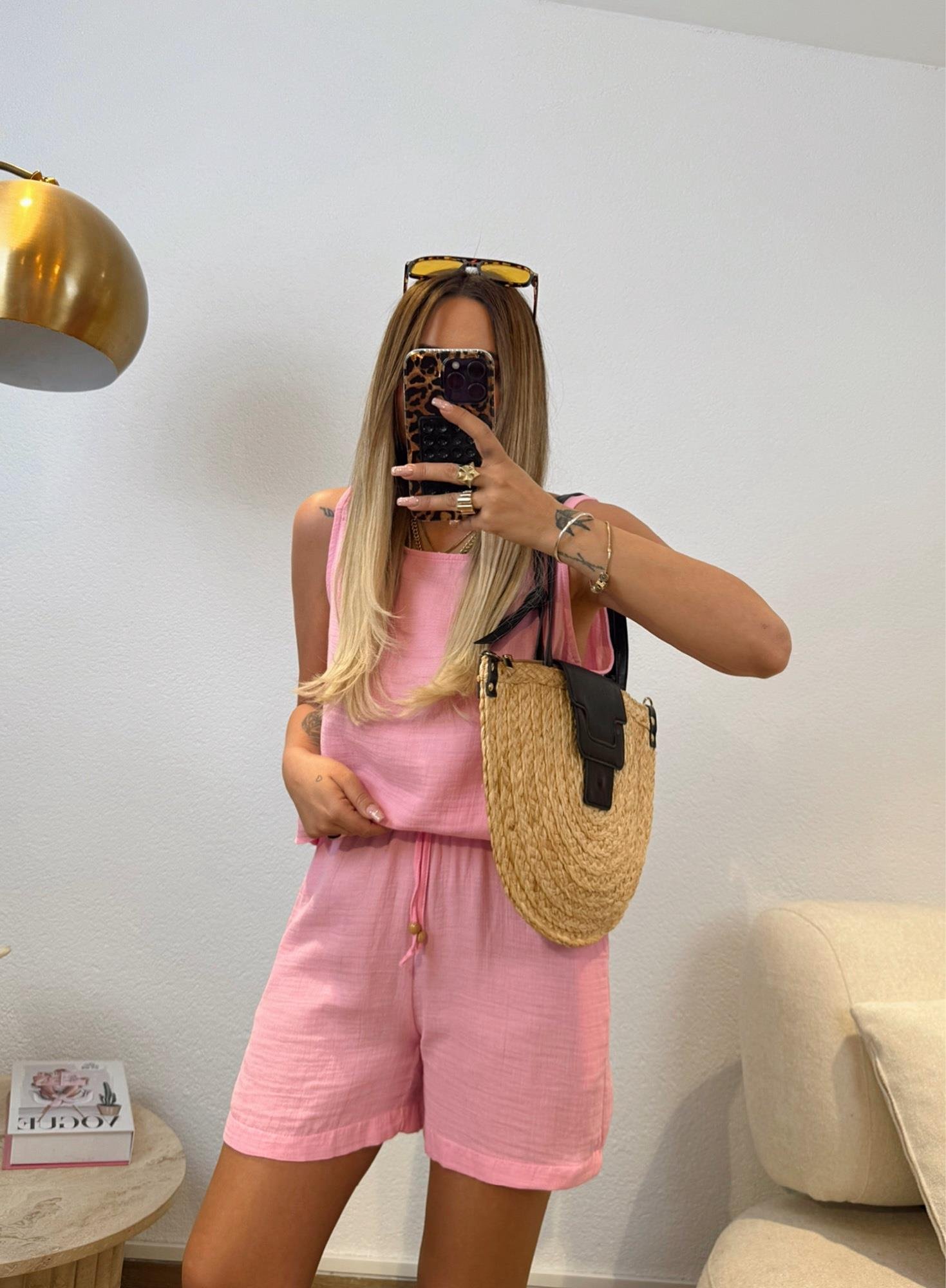 Ham Keten Pembe Takım