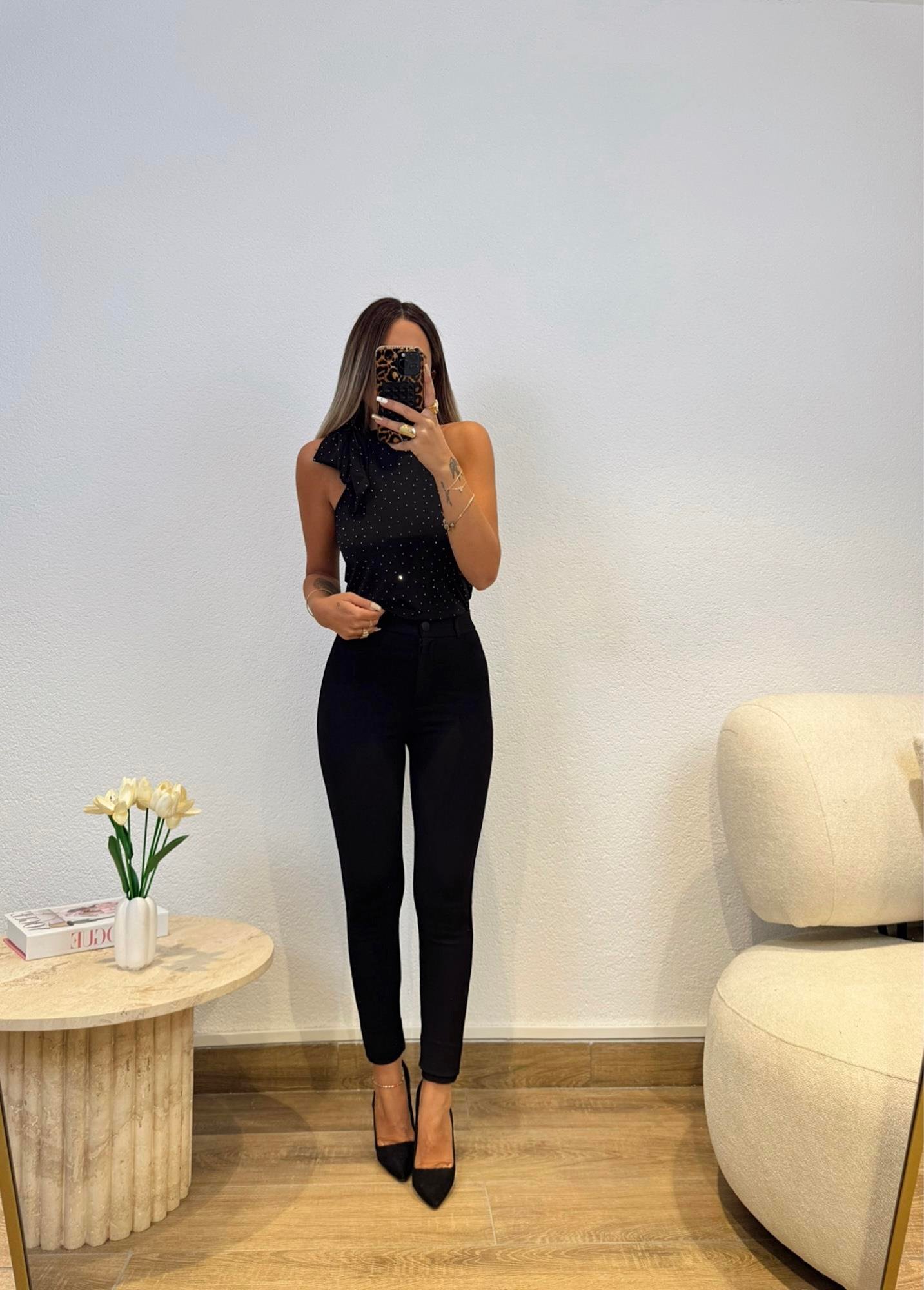 Kolsuz Gümüş taşlı Sandy Bluz
