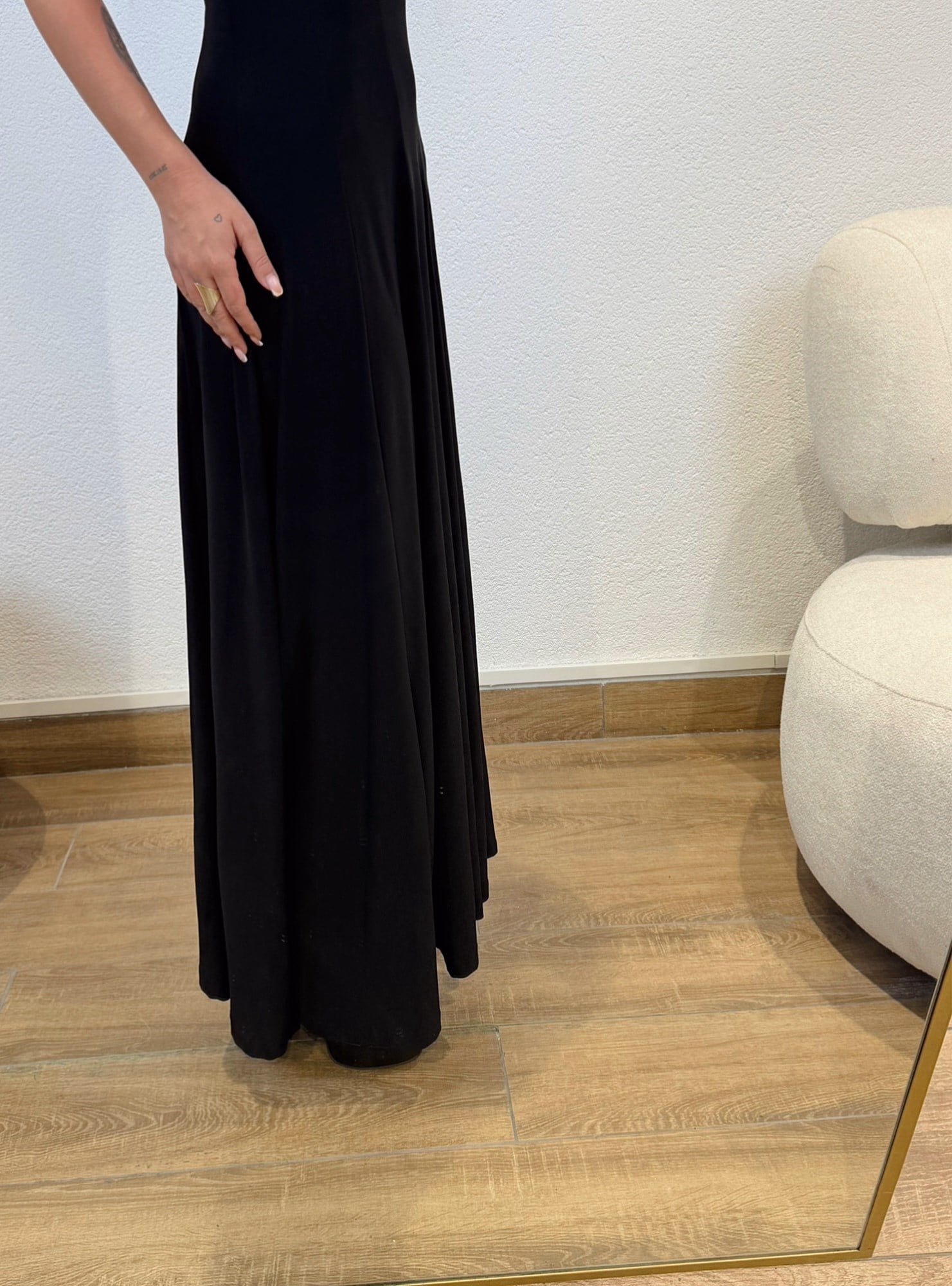 Kolsuz Midi Boy Sandy Elbise