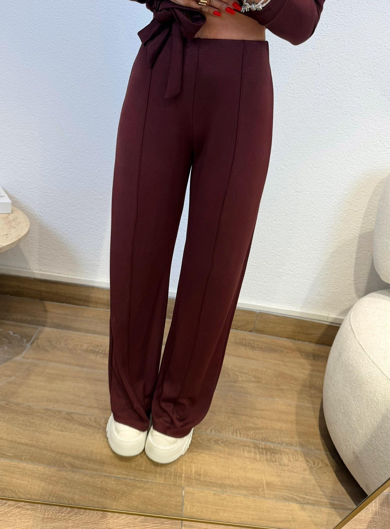 Kruvaze Model Bordo Takım