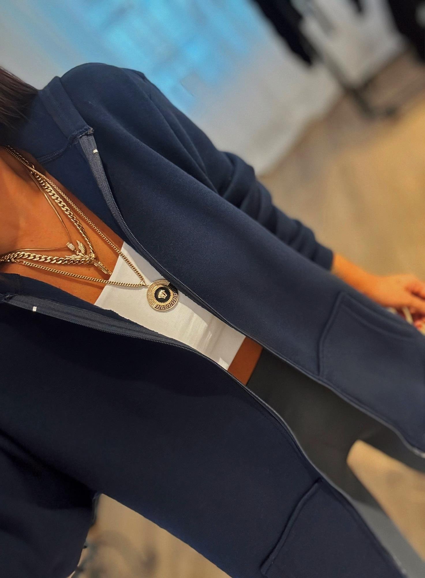 Laci Kapişonlu Sweat Hırka