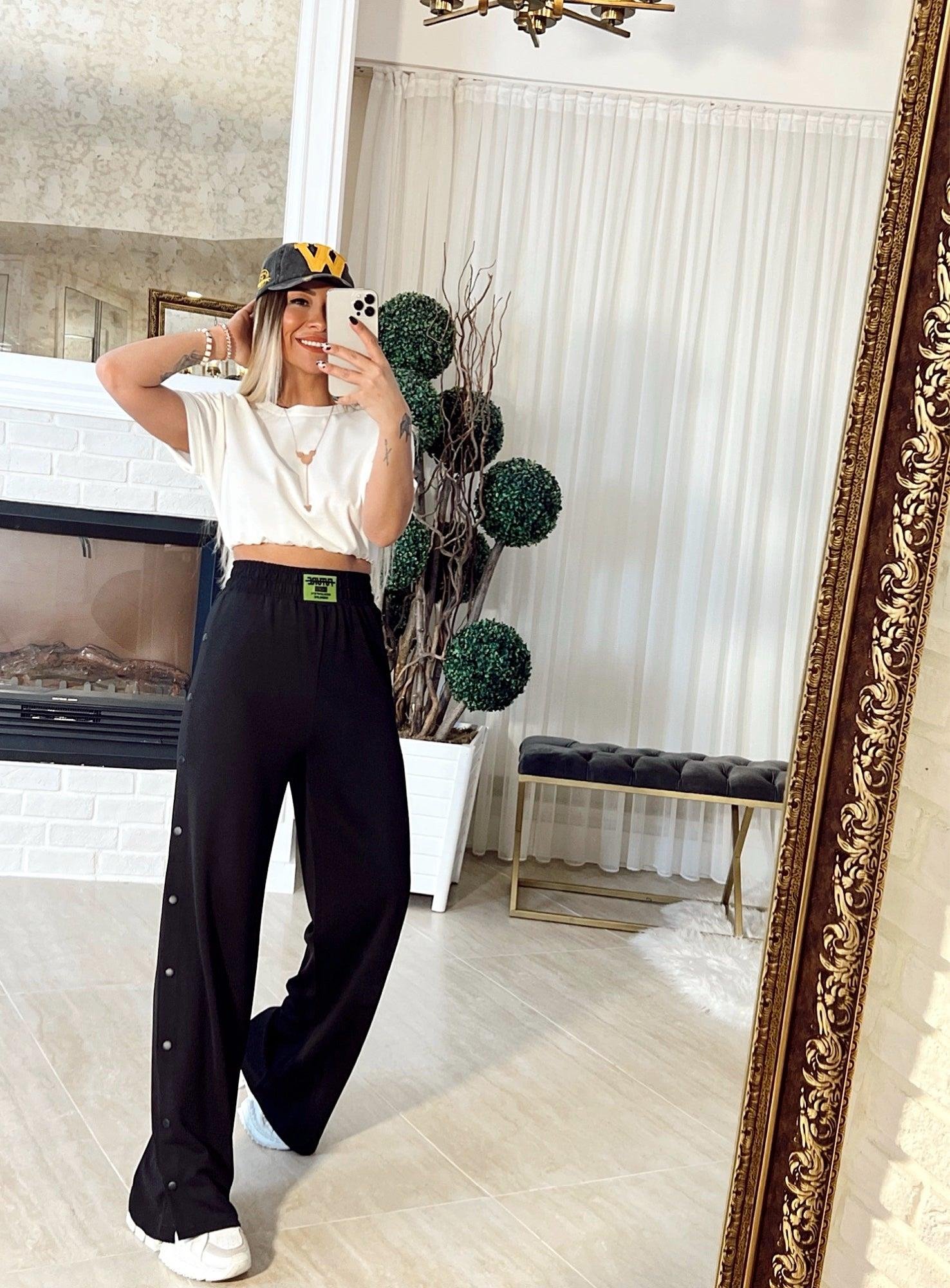 Lastikli Crop Tshirt