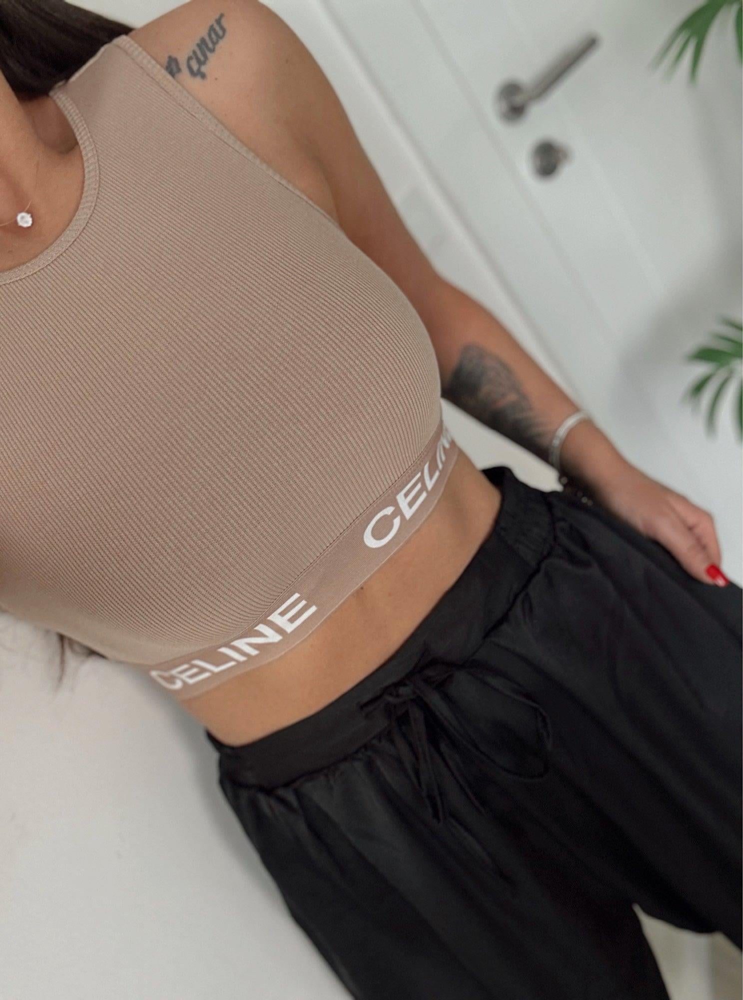 Marka Model Halter Yaka Taba Crop
