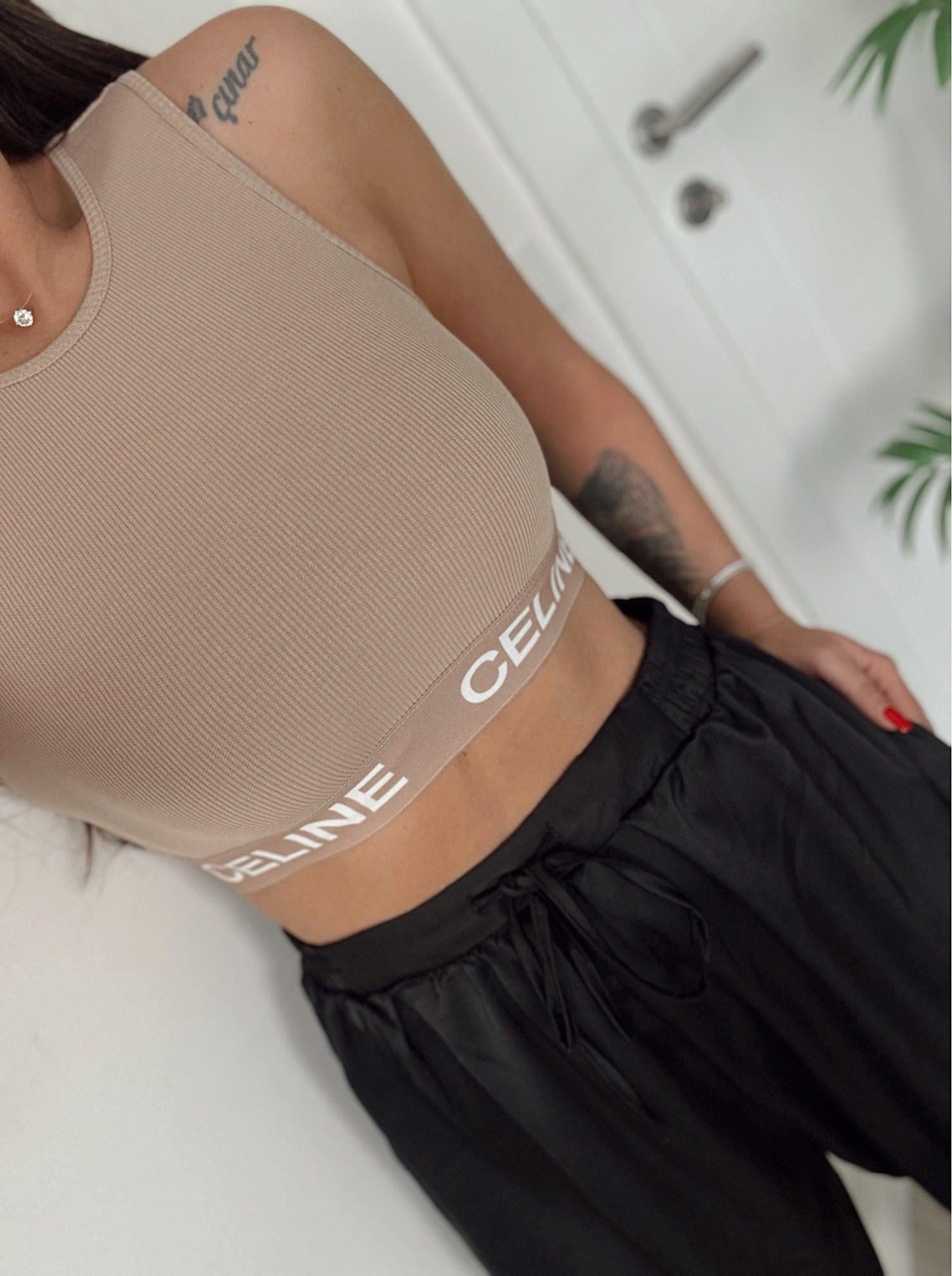 Marka Model Halter Yaka Taba Crop