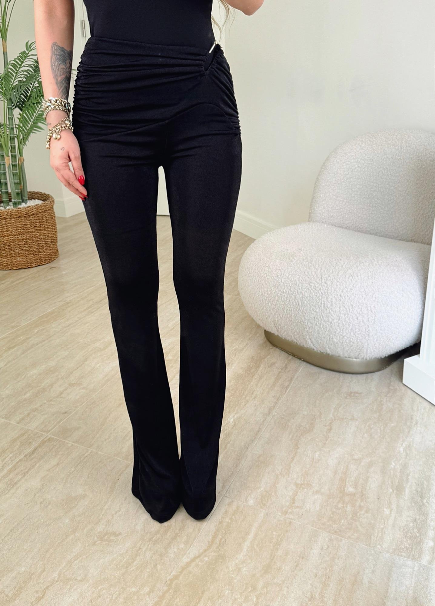 Marka Model Sandy Drapeli İspanyol Pantolon