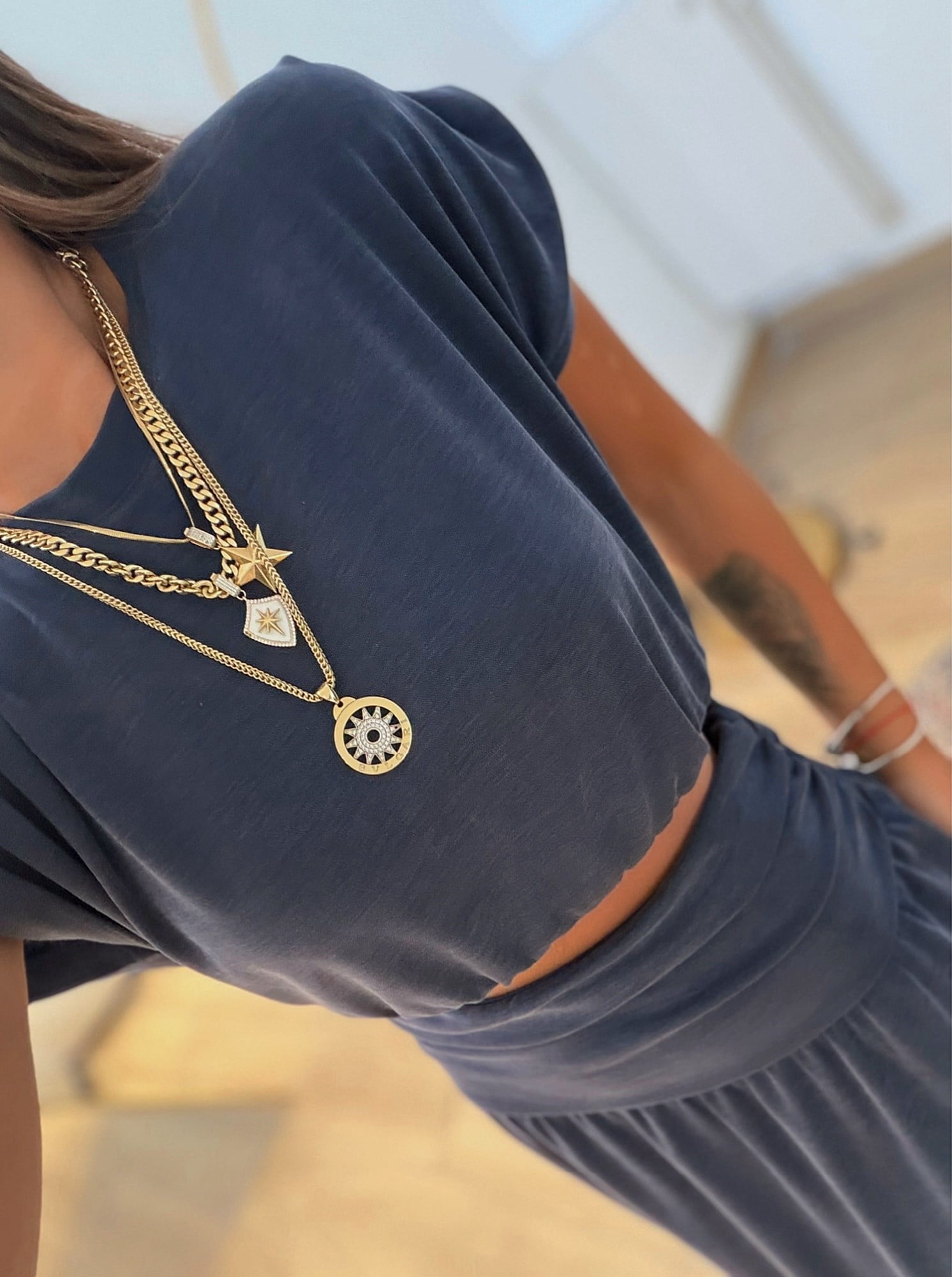 Modal Crop & Etek Laci Takım