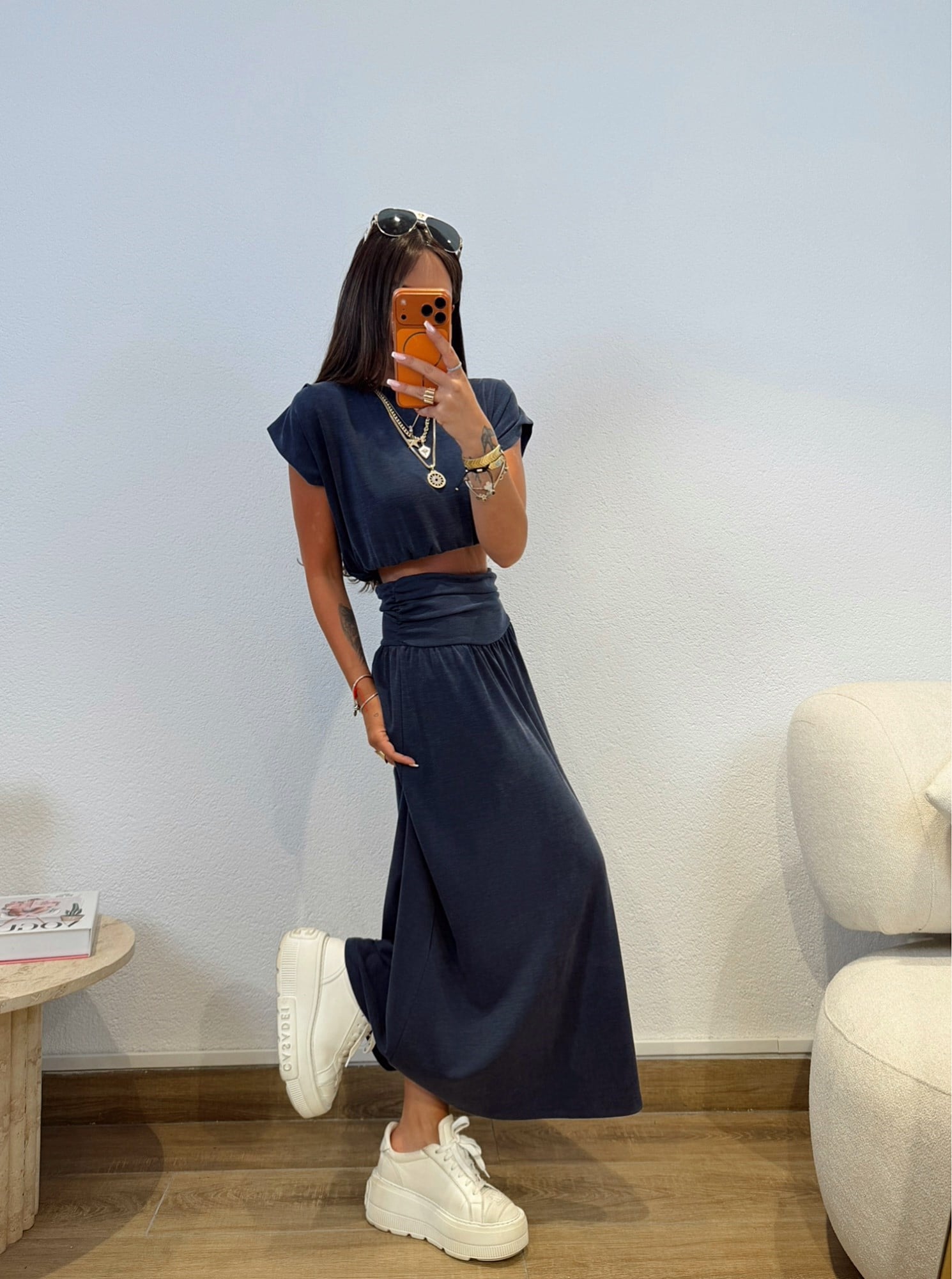 Modal Crop & Etek Laci Takım