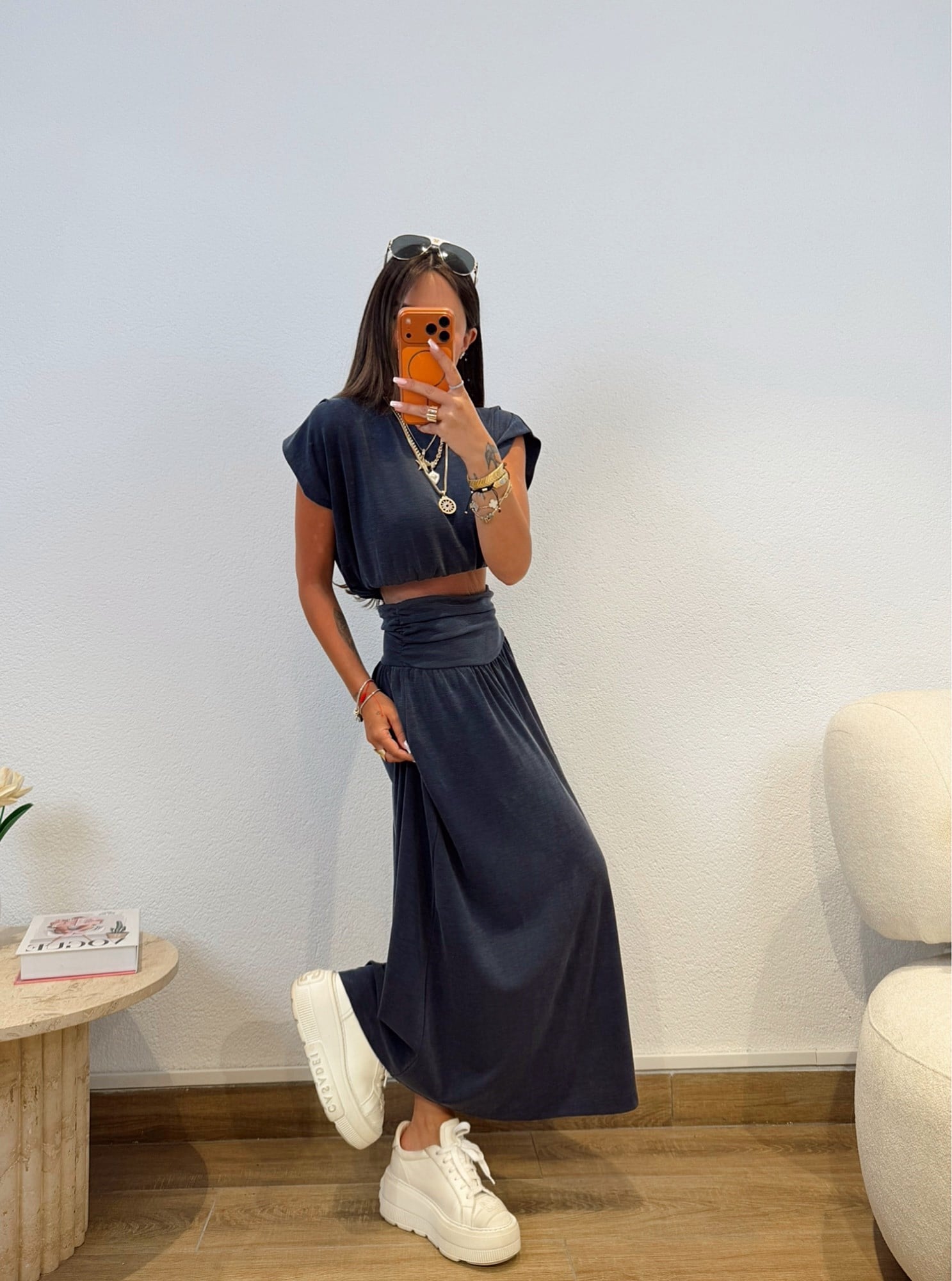 Modal Crop & Etek Laci Takım