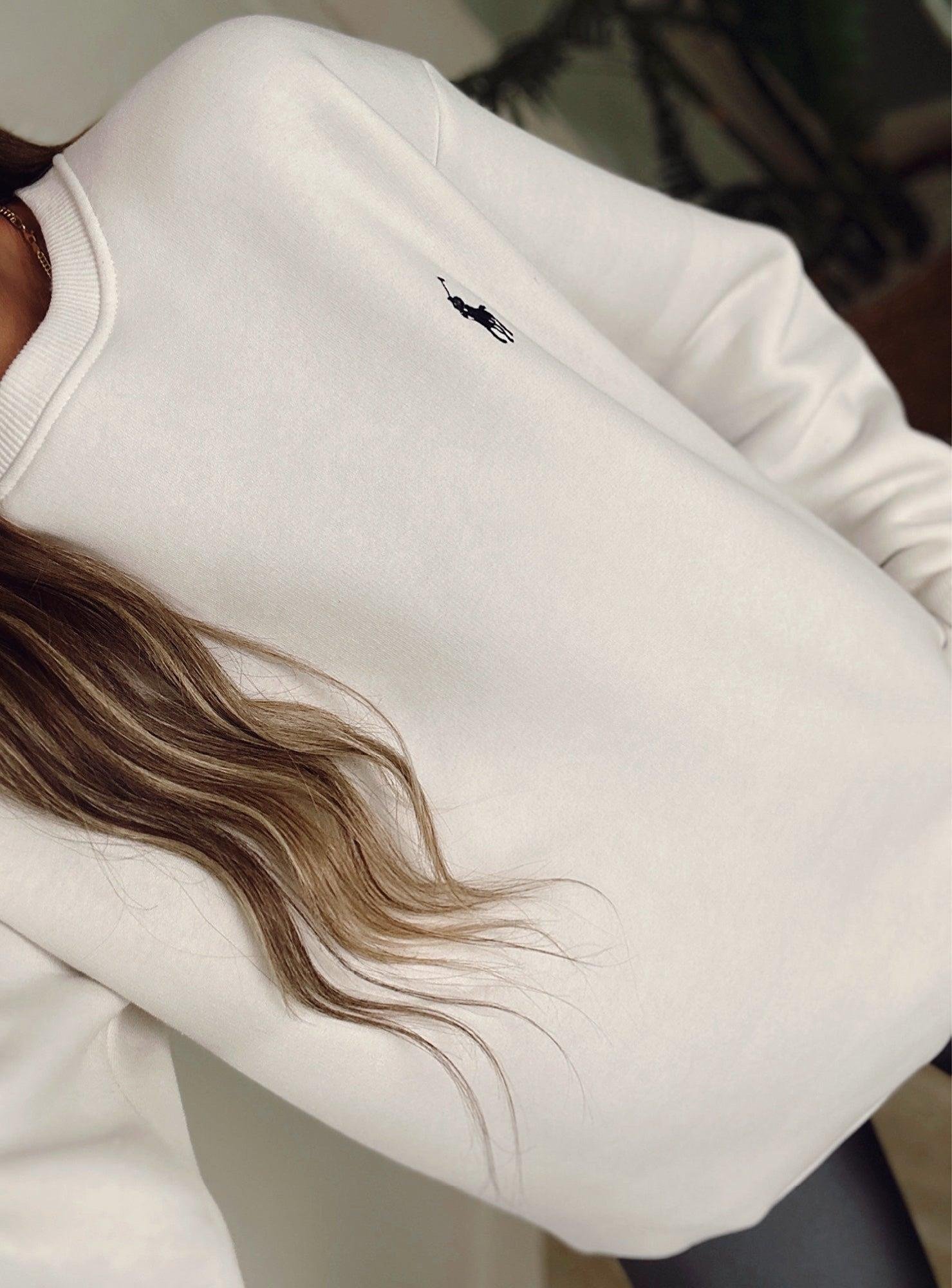Orijinal Marka Beyaz Sweatshirt