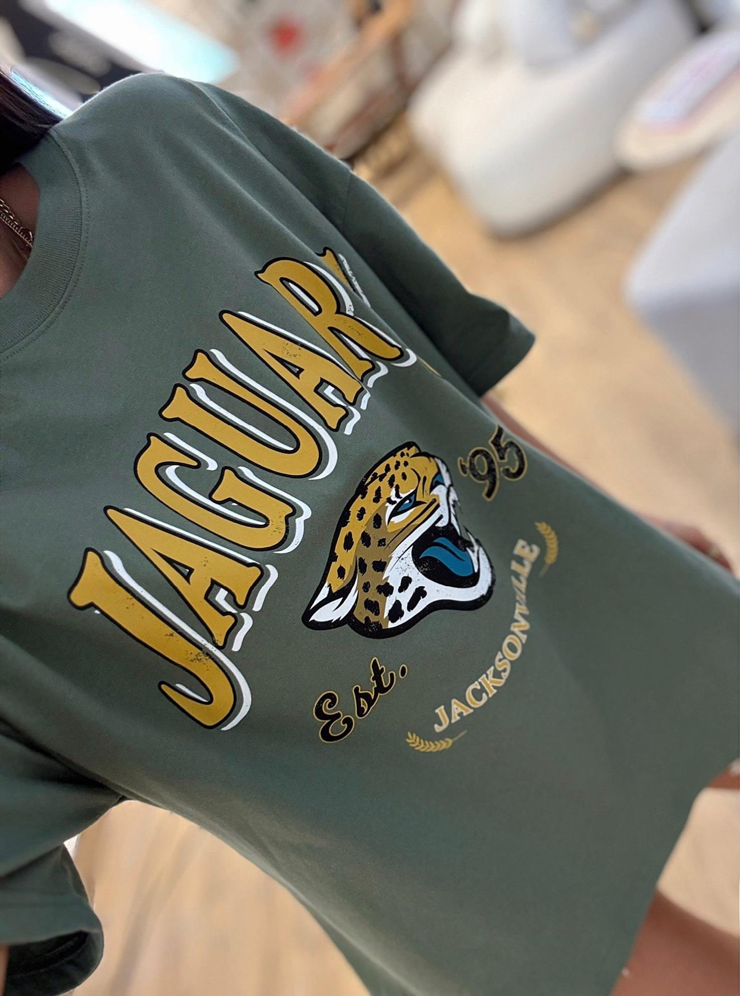 Orj Marka Jaguar Baskı Tshirt