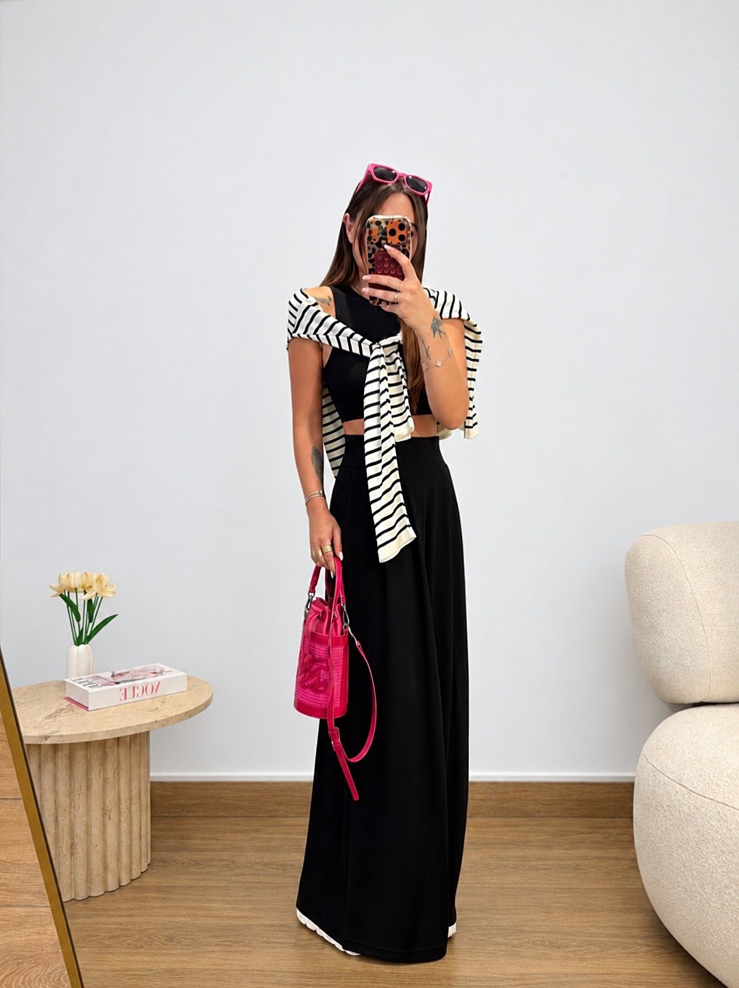 Osh Model Pileli Siyah Eşofman