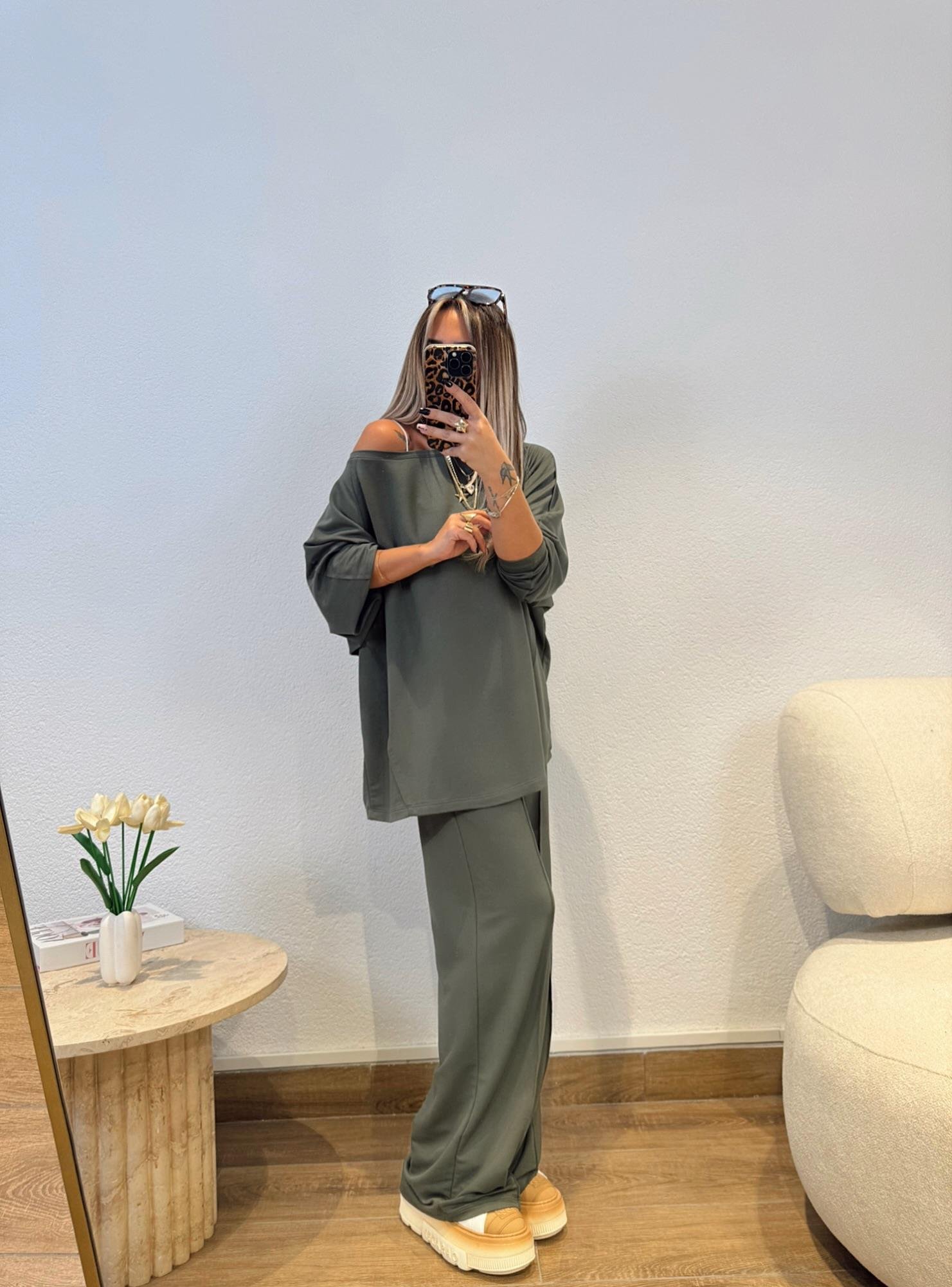 Oversize Modal Haki Takım