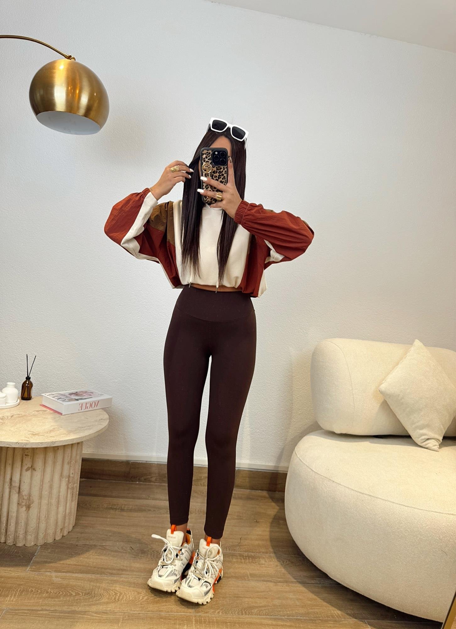 Paraşüt Kol Detay Üç Renk Sweatshirt