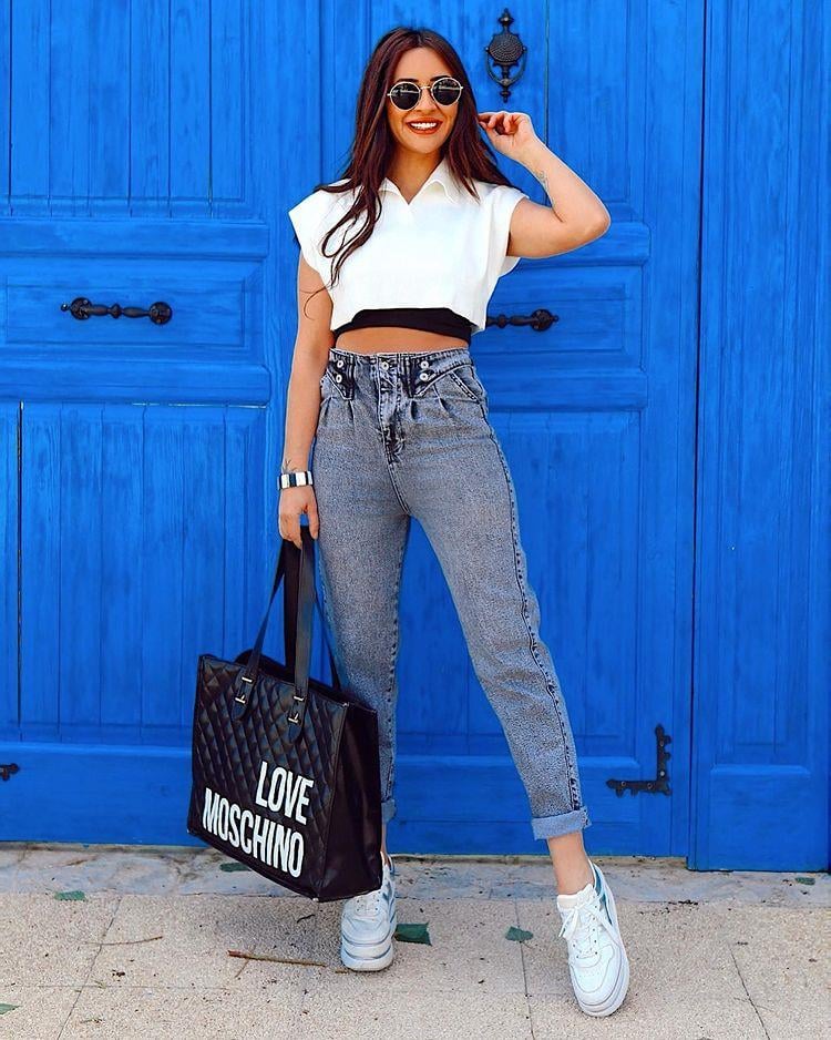 Polo Yaka Triko Crop