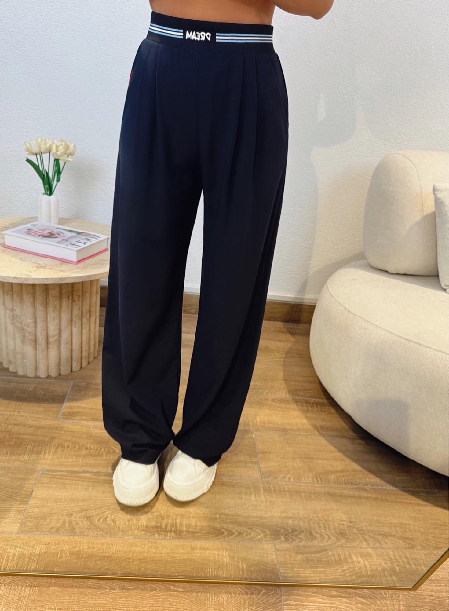 Premium Bel Detay Laci Palazzo Pantolon