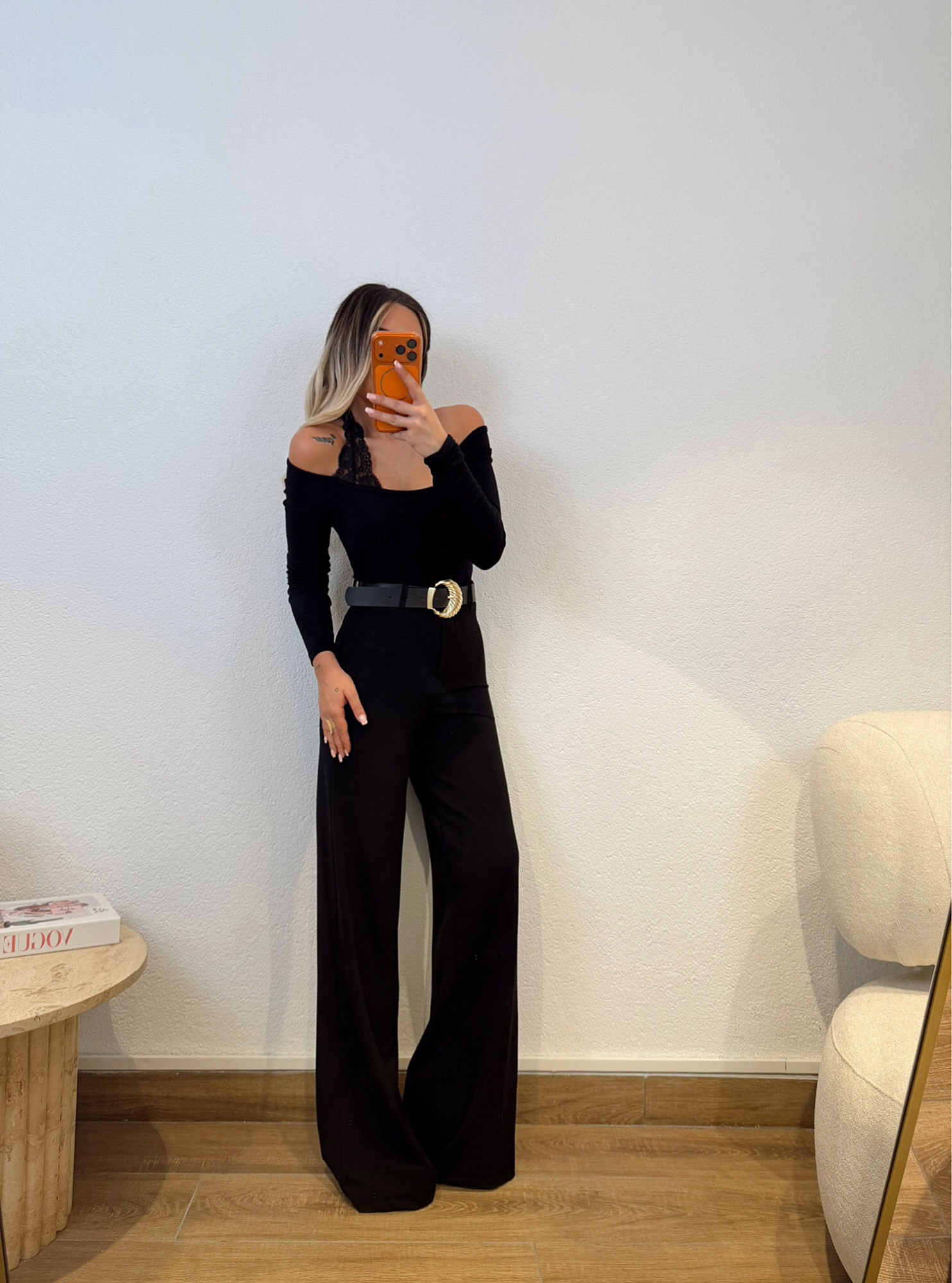 Premium Kemerli Kumaş Pantolon