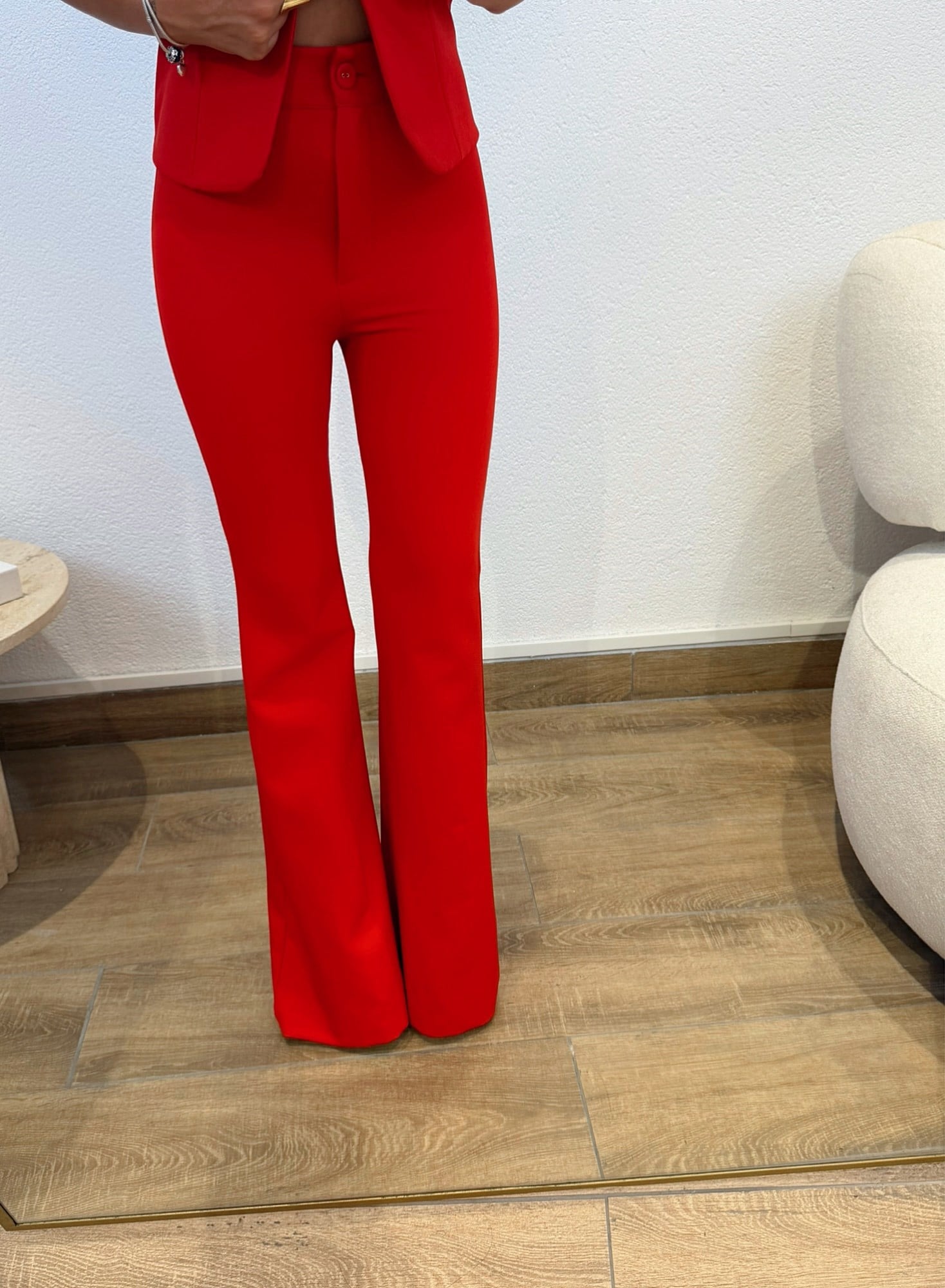 Premium Korse Pantolon Kırmızı Takım