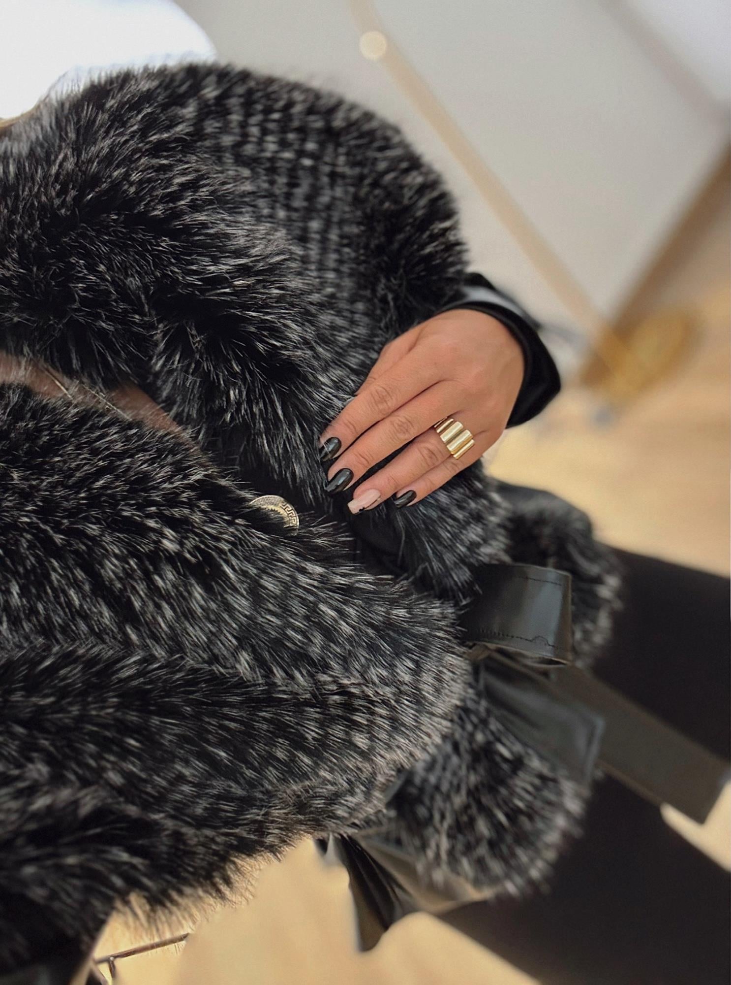 Premium Kürklü Deri Ceket