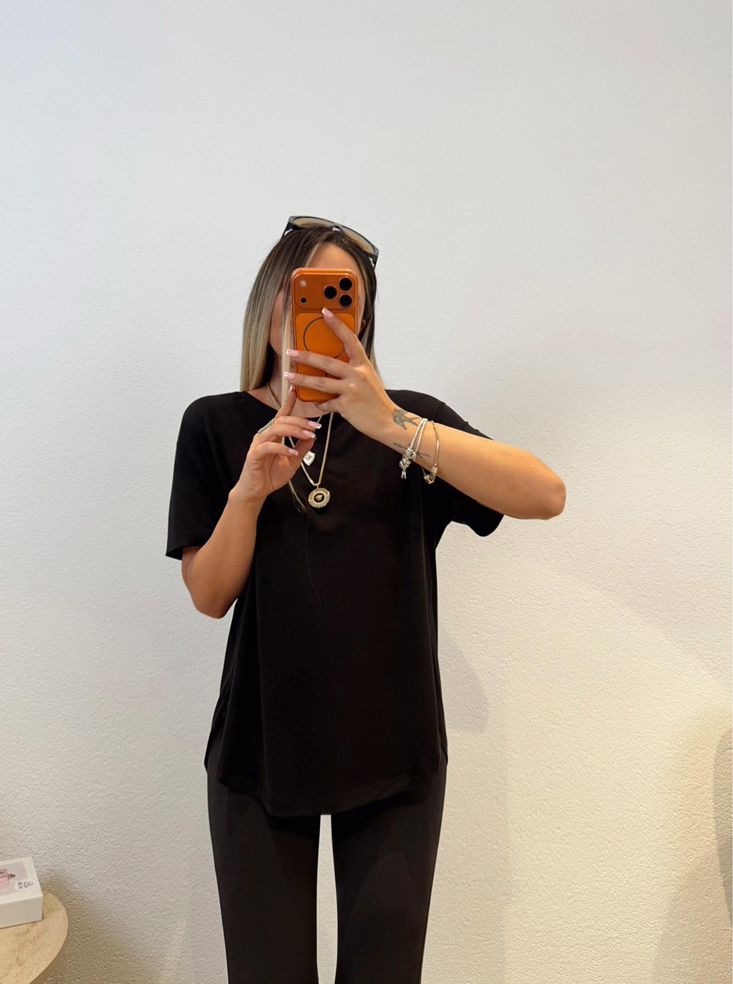 Premium Modal Dökümlü Siyah Basic