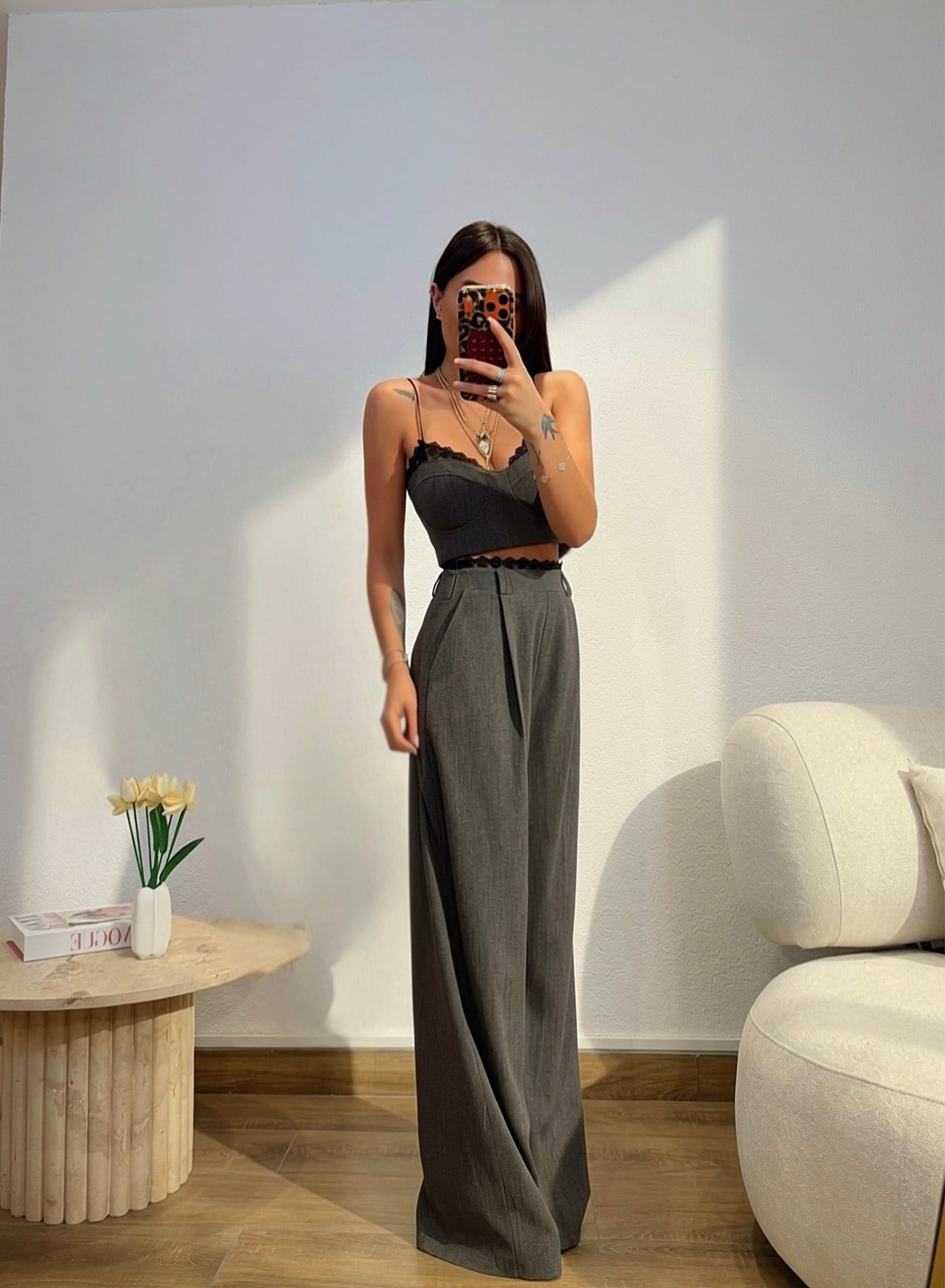 Premium Seri Dantel Detay Göğüs Kuplu Bustiyer