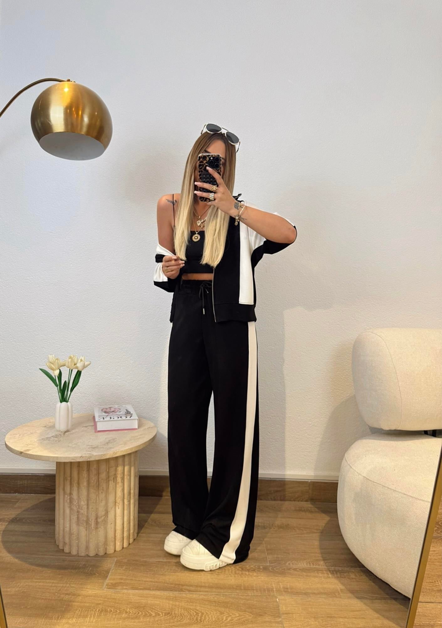 Premium Siyah Modal Eşofman Takımı
