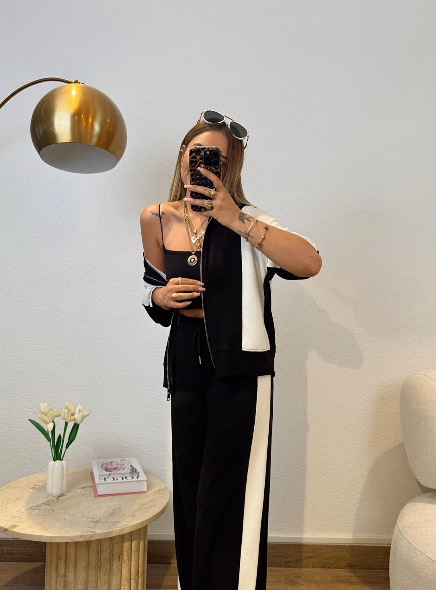 Premium Siyah Modal Eşofman Takımı