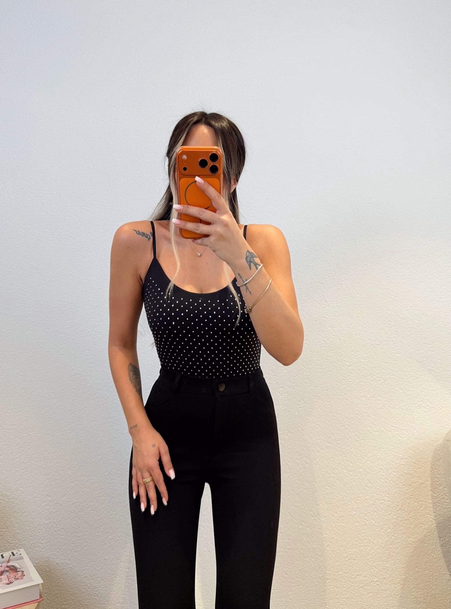 Premium Taşlı Bodysuit