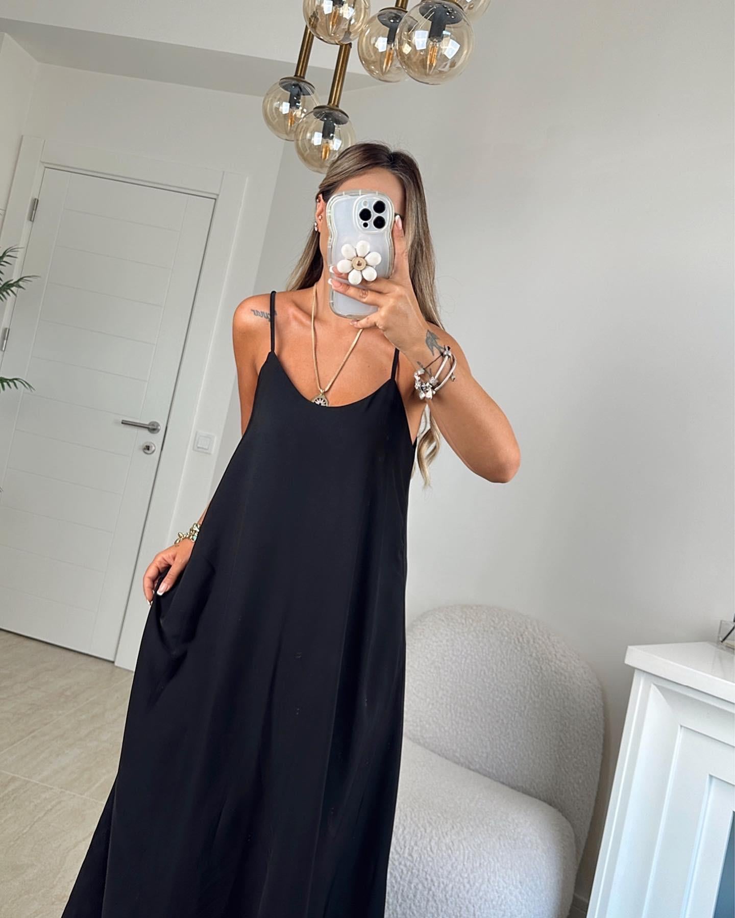 Salaş İp Askılı Elbise