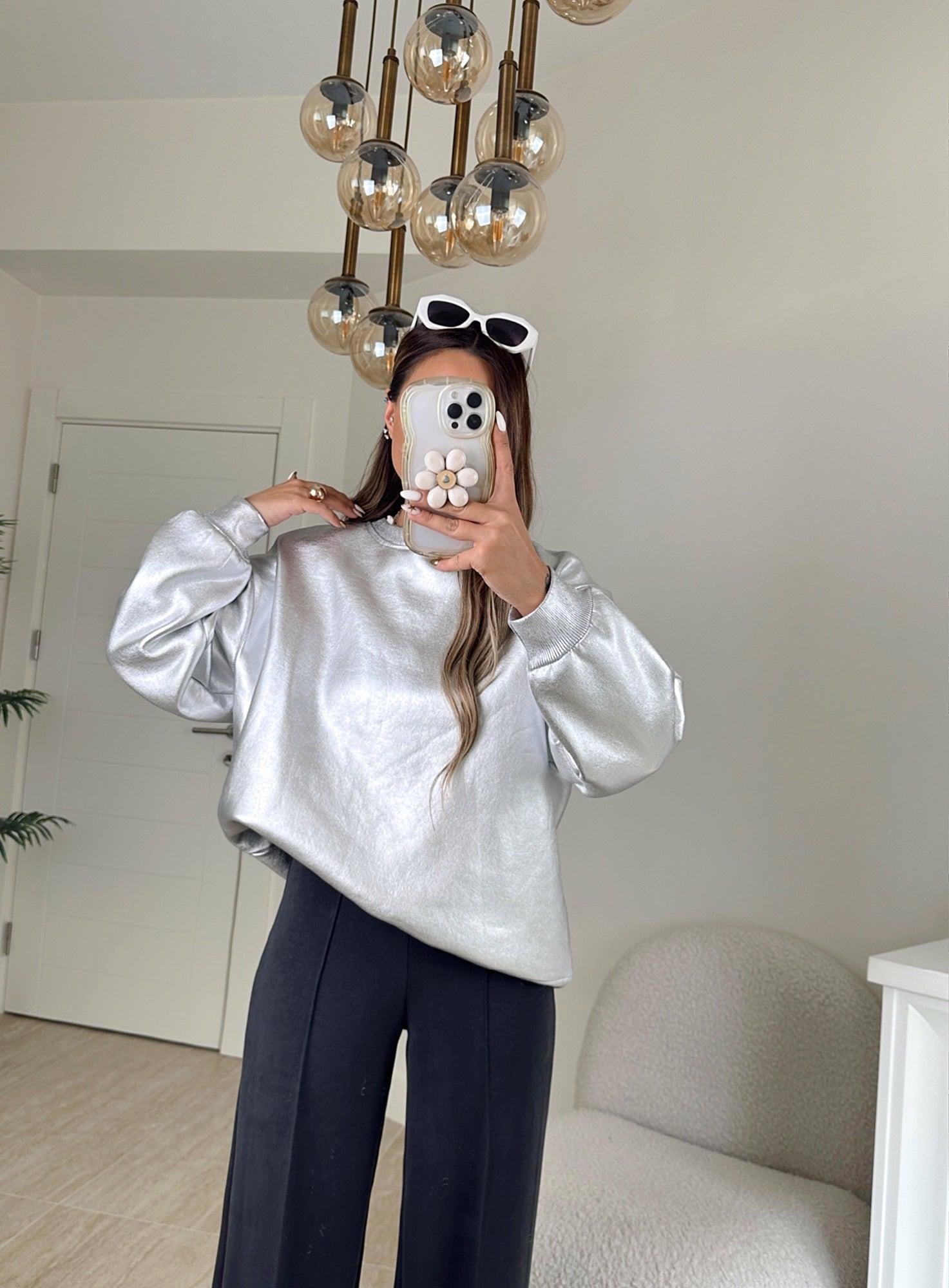 Silver Kaplama Sweatshirt