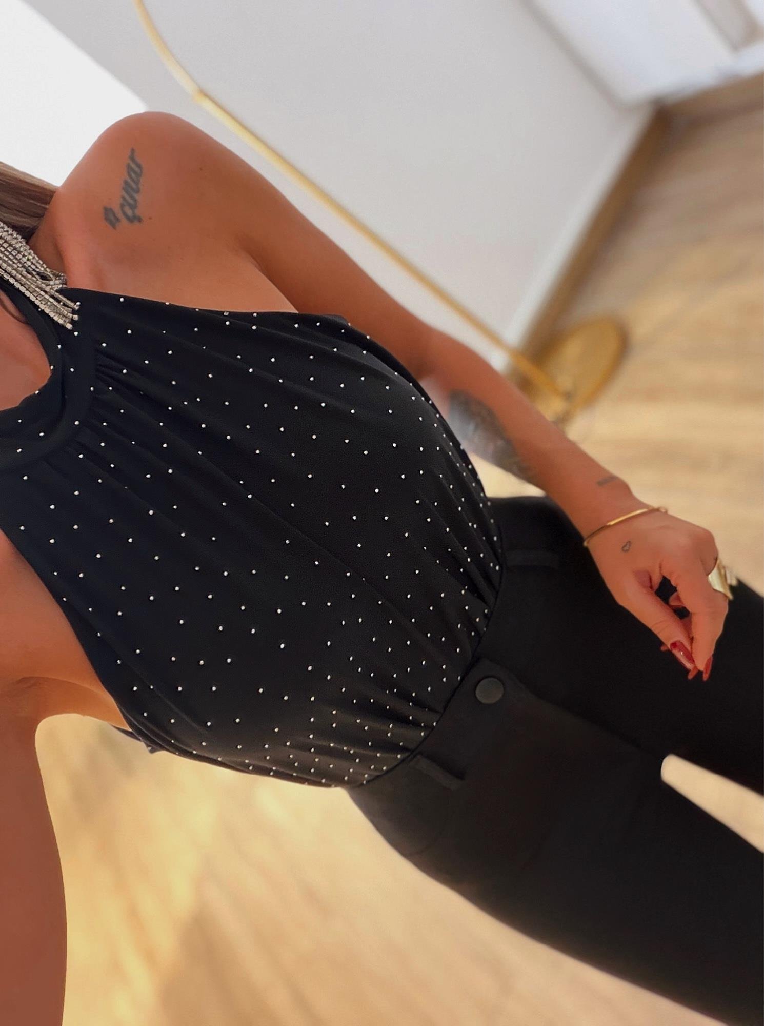 Taşlı Bodysuit