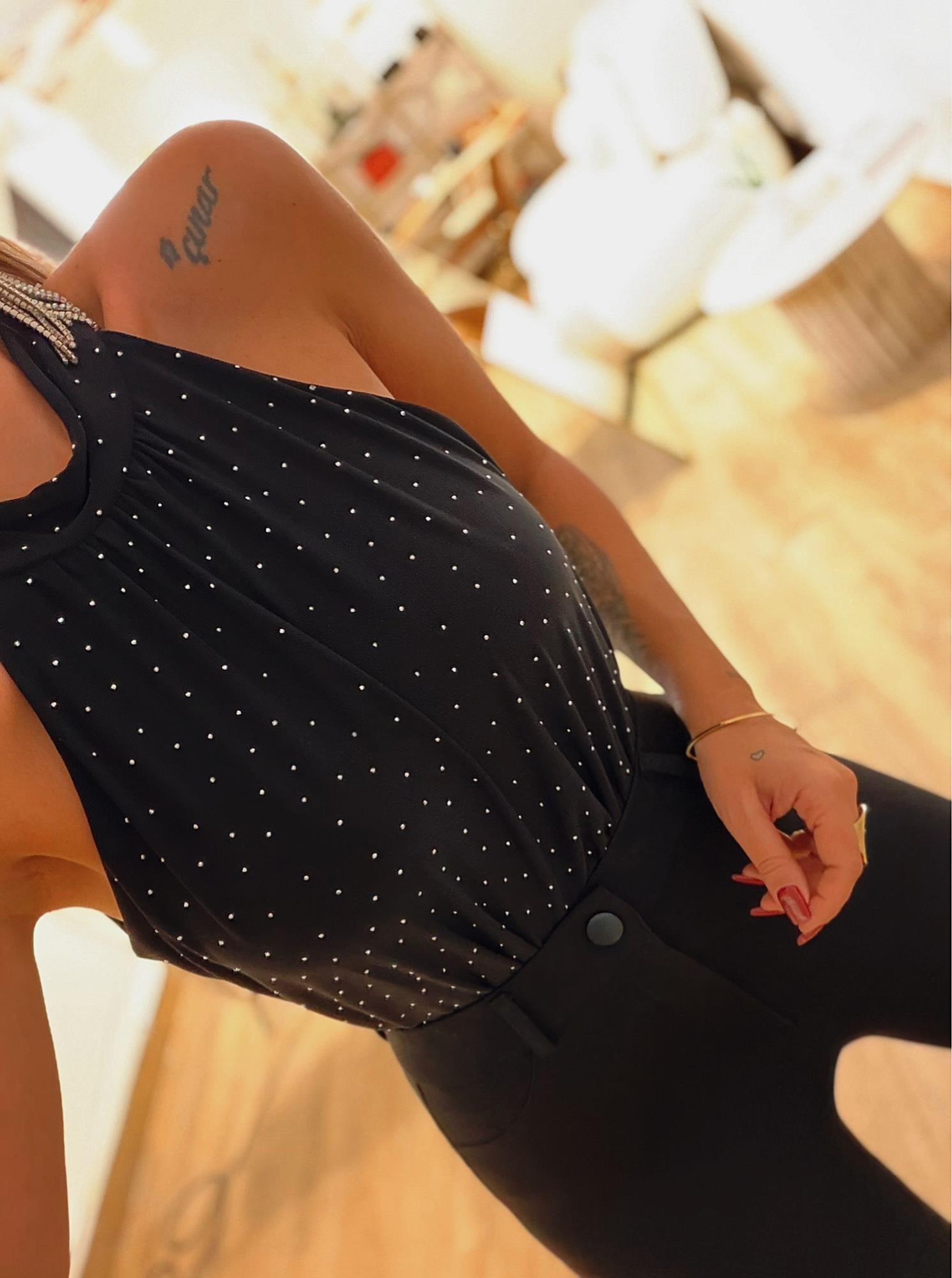 Taşlı Bodysuit