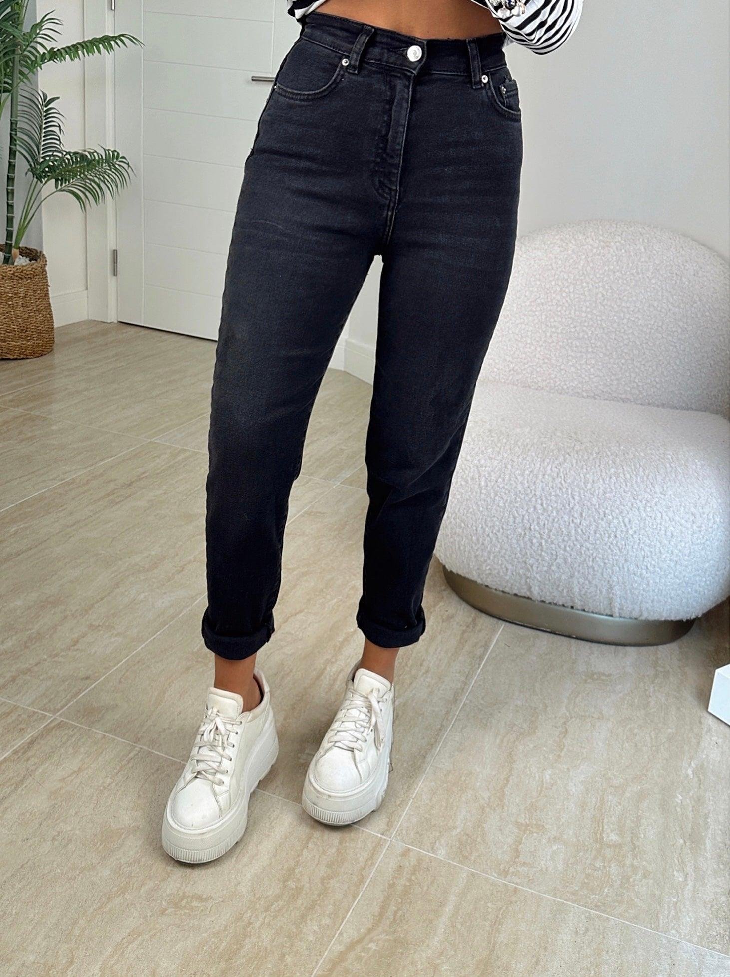 Topshop Likralı Mom Jean