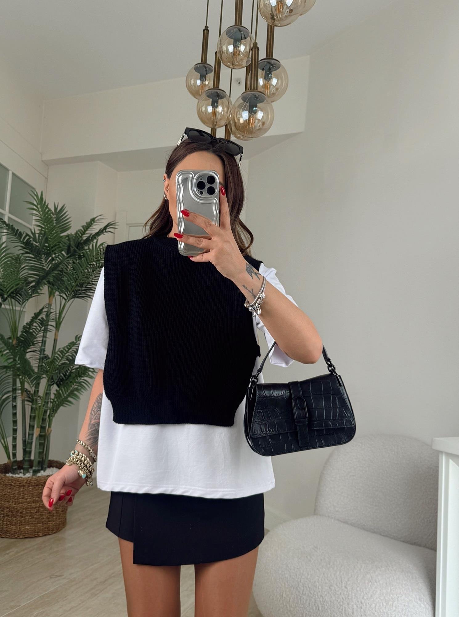 Triko Suveter Detay Detay Basic