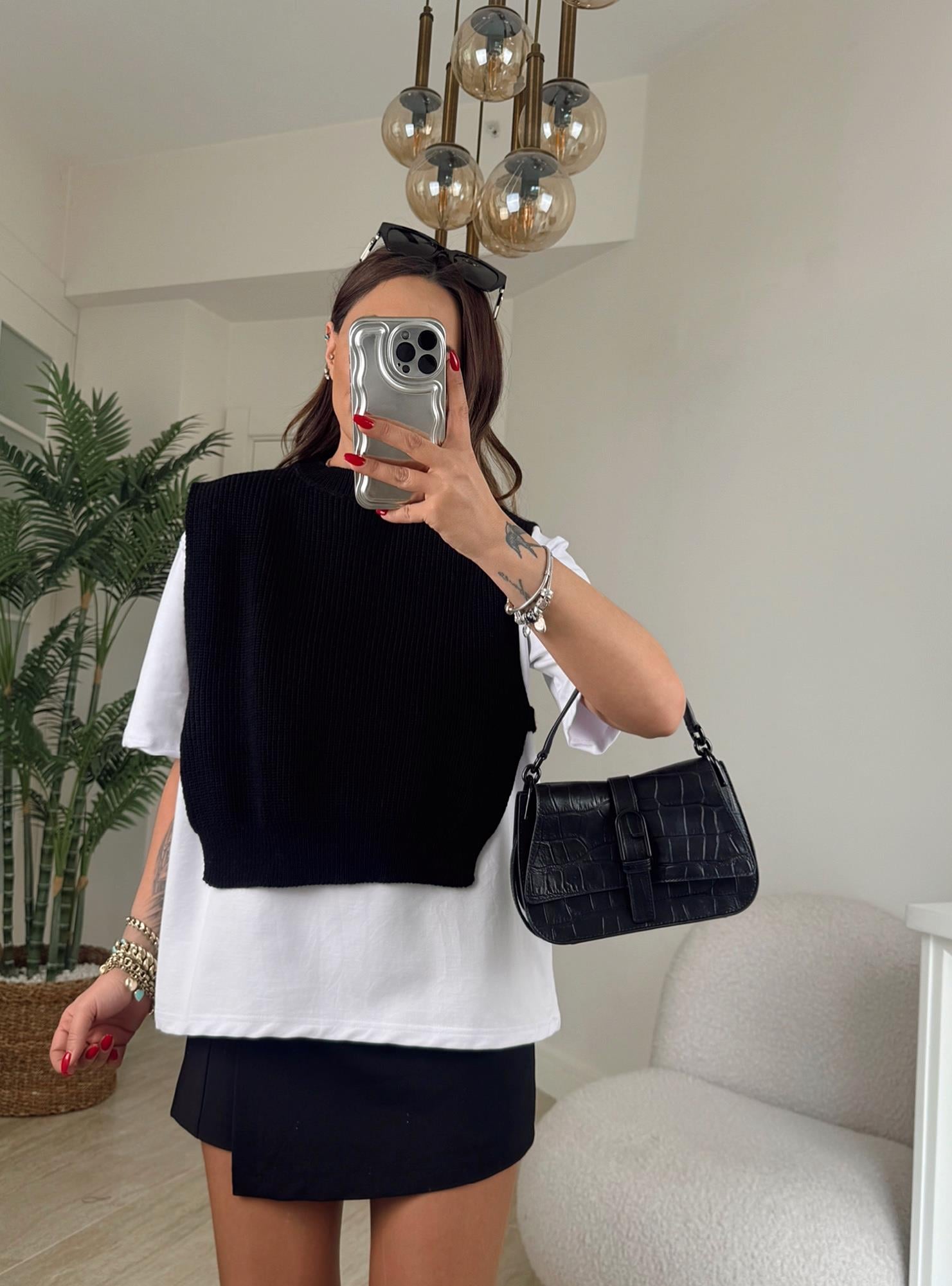 Triko Suveter Detay Detay Basic
