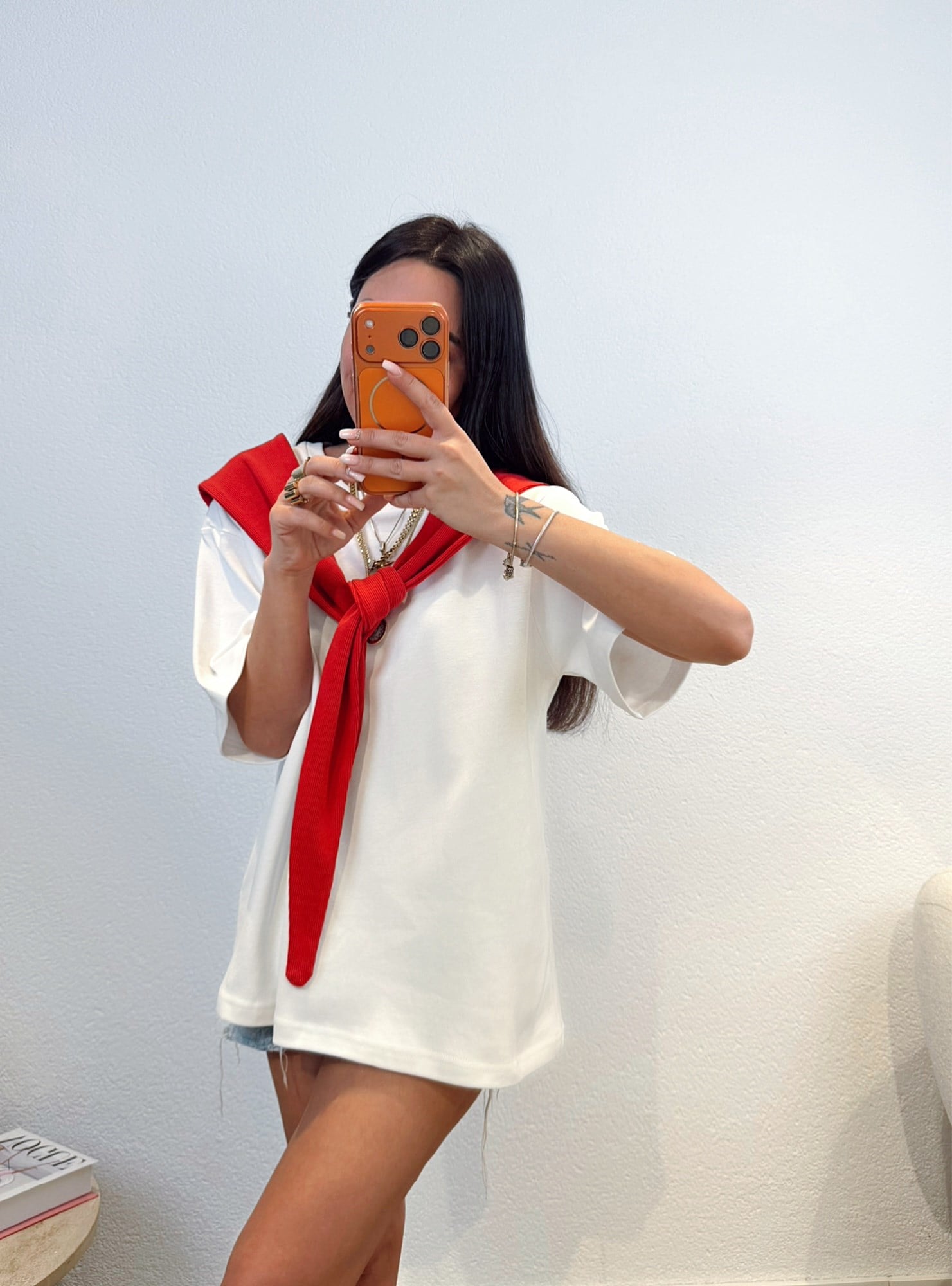 Twst Model Kırmızı Bağlamalı Basic