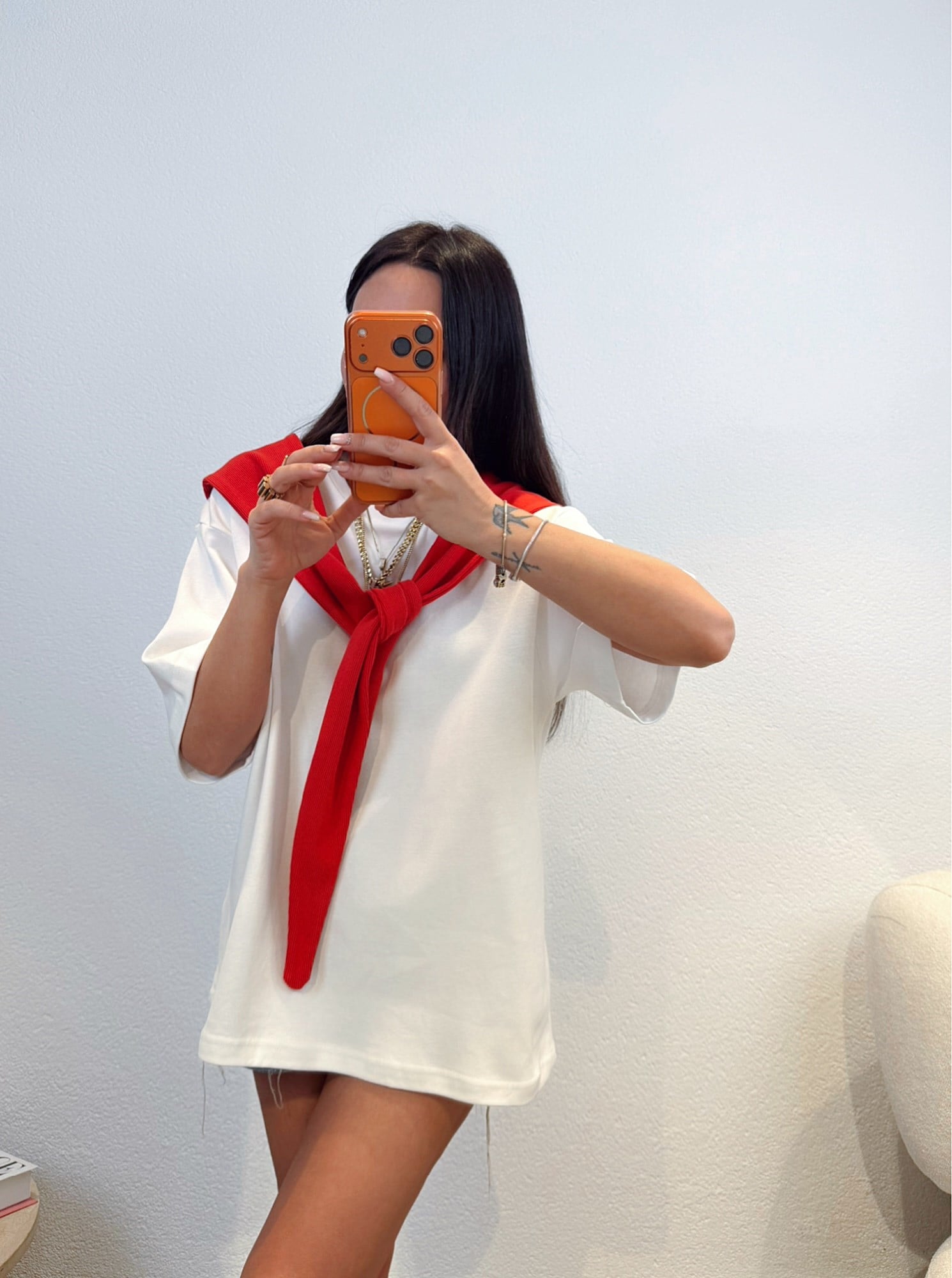 Twst Model Kırmızı Bağlamalı Basic