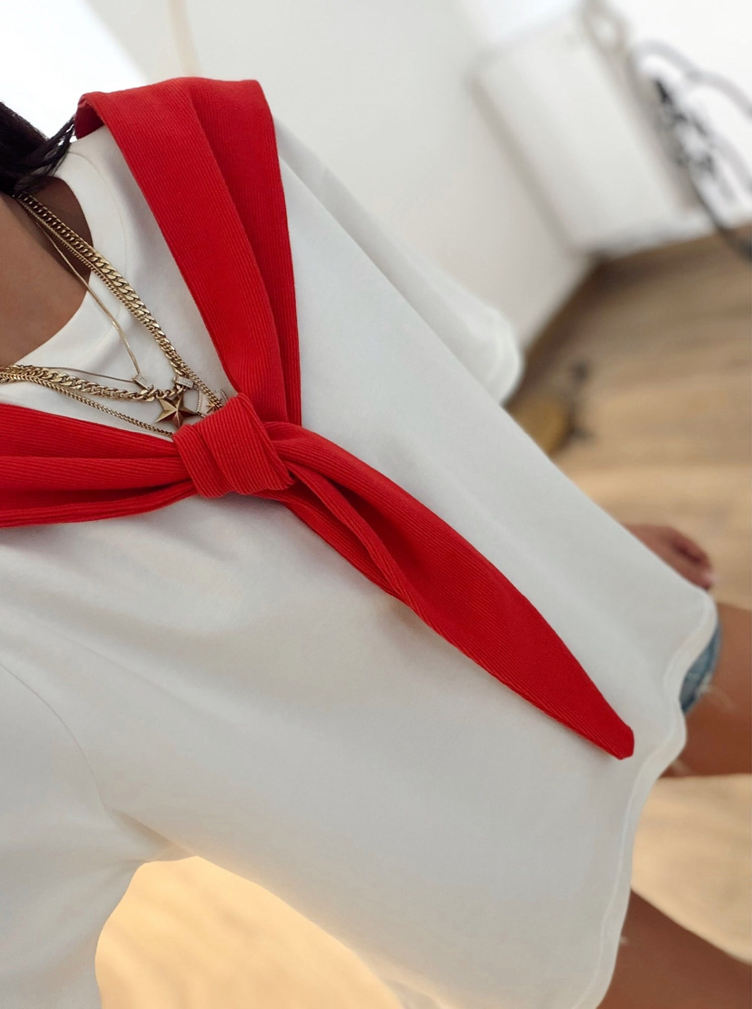 Twst Model Kırmızı Bağlamalı Basic