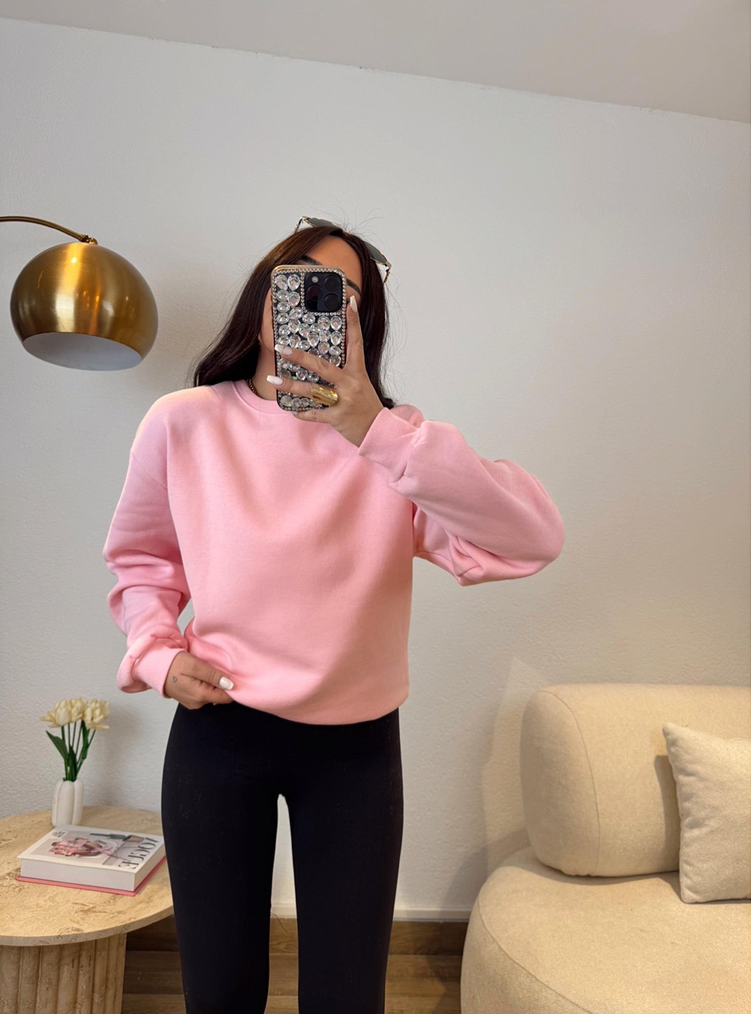 Uçuk Pembe Sweat